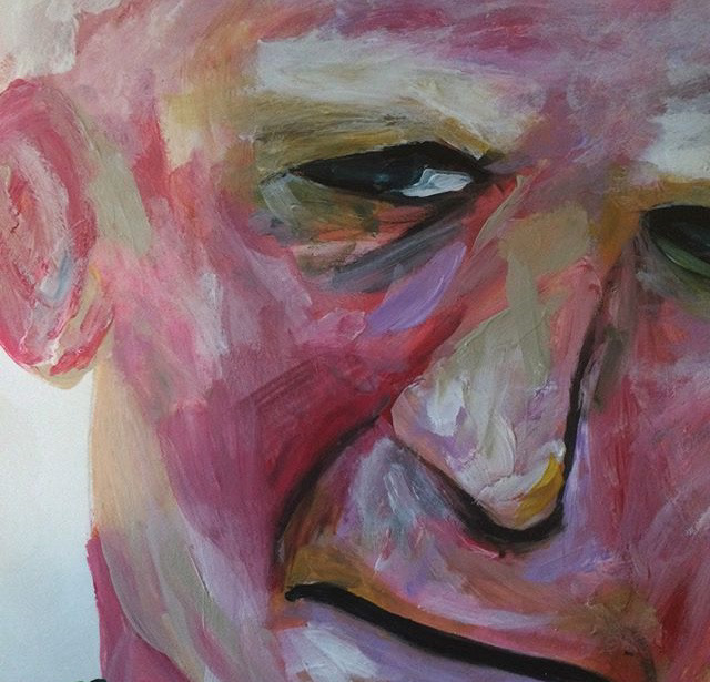 "Grump" Acrylics. 2019.