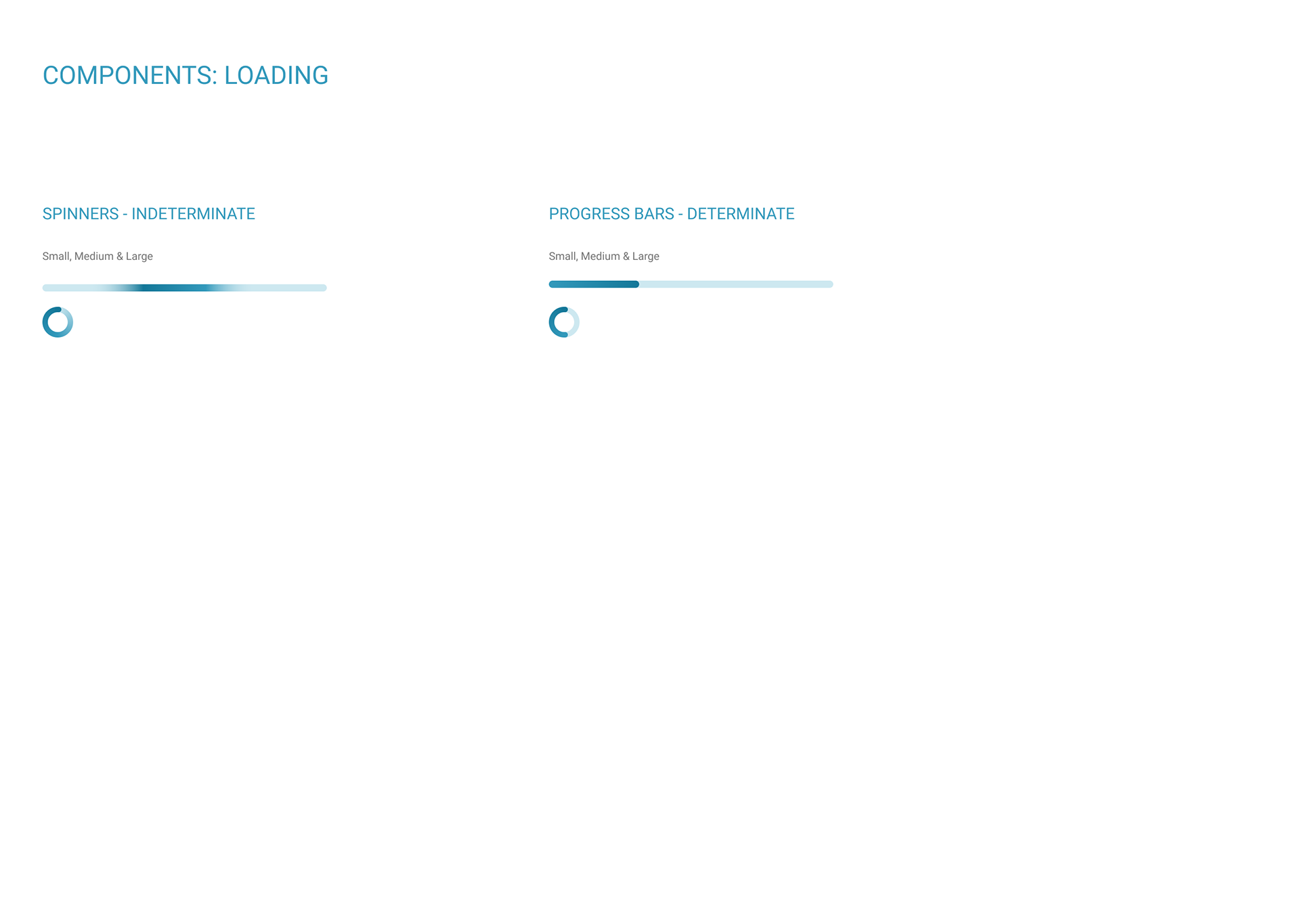Spinners & Progress Bars