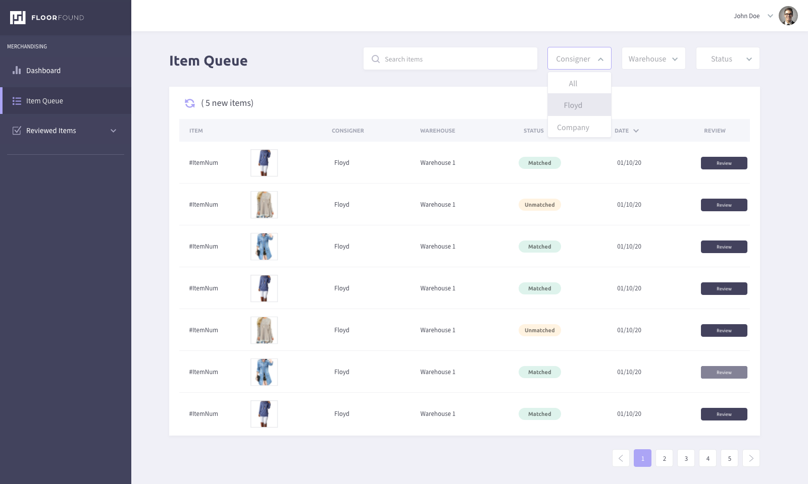 Item Queue
