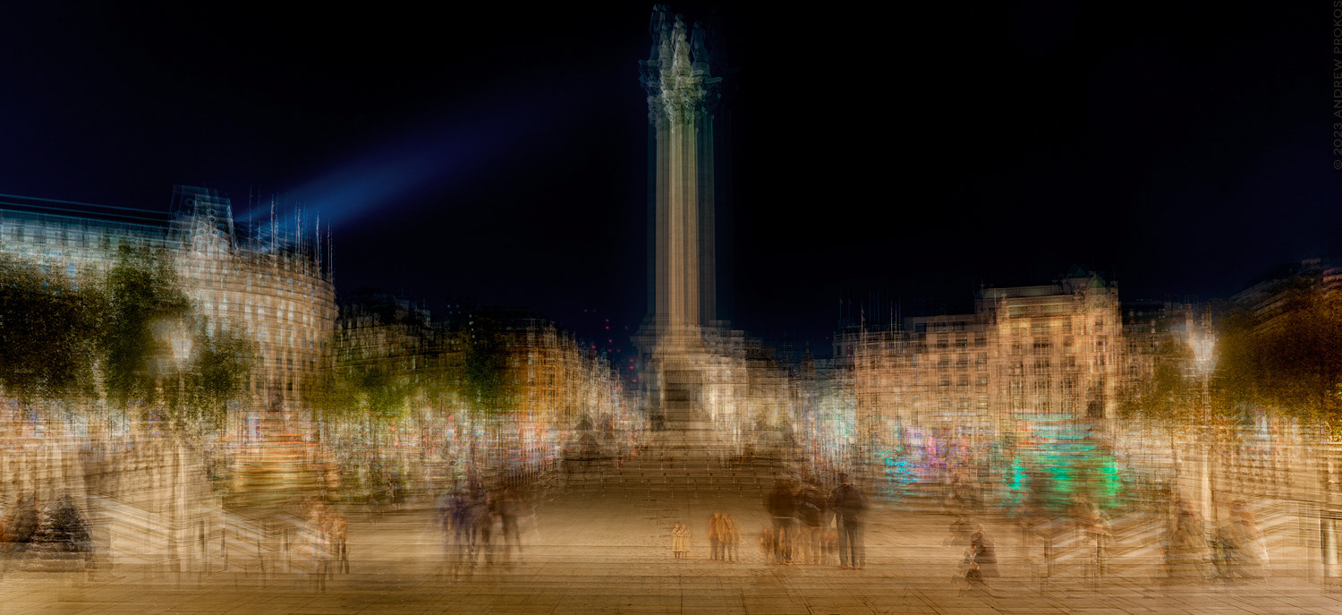 Multiplicity - Trafalgar Square at Night