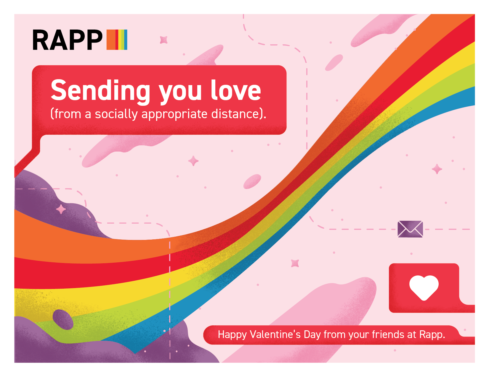 RAPP Valentine's postcard