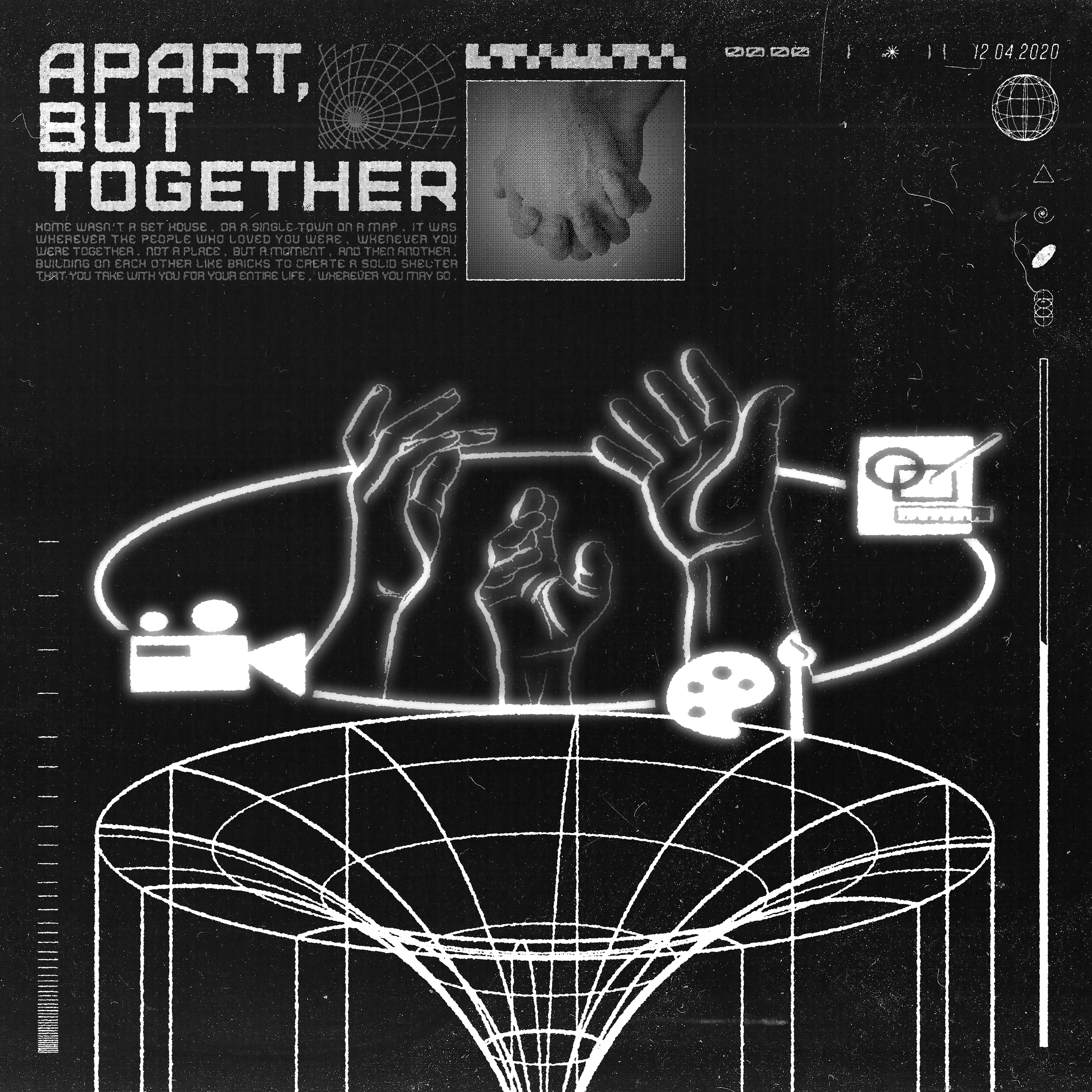 Apart, but together social art