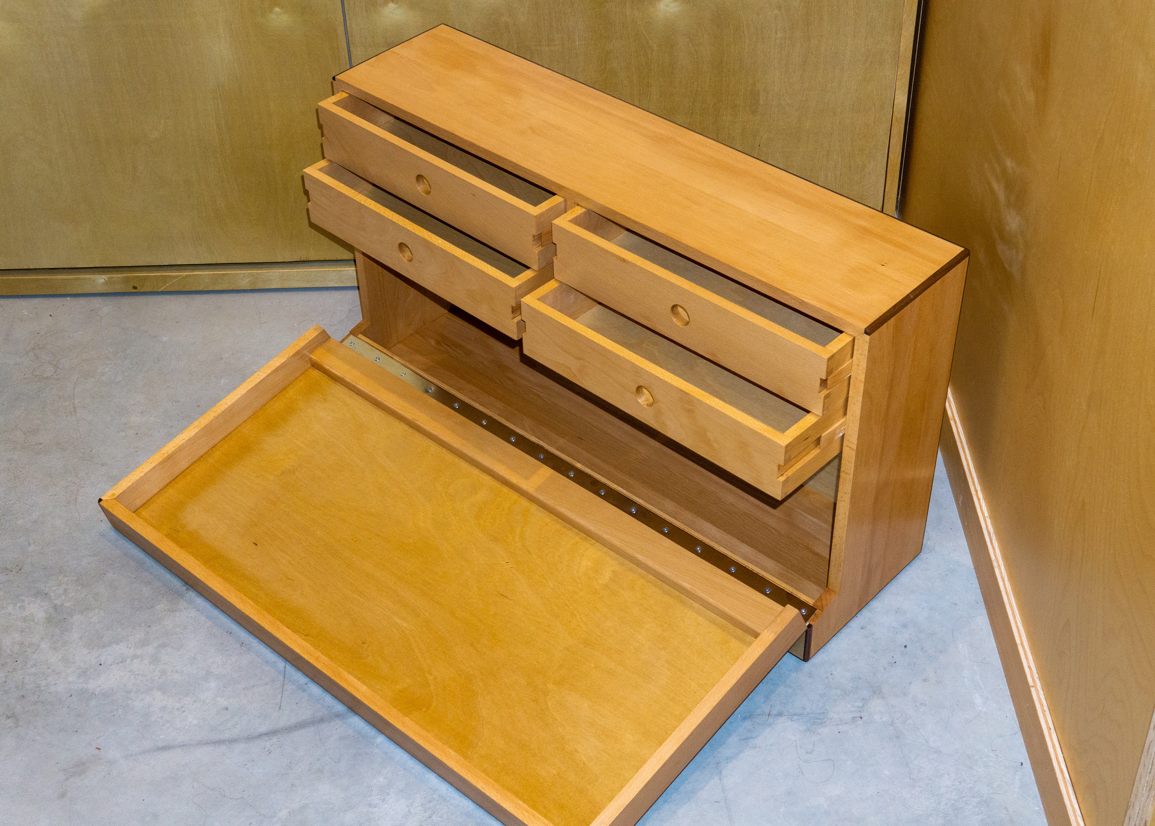 Open Toolbox with Drawers Extended