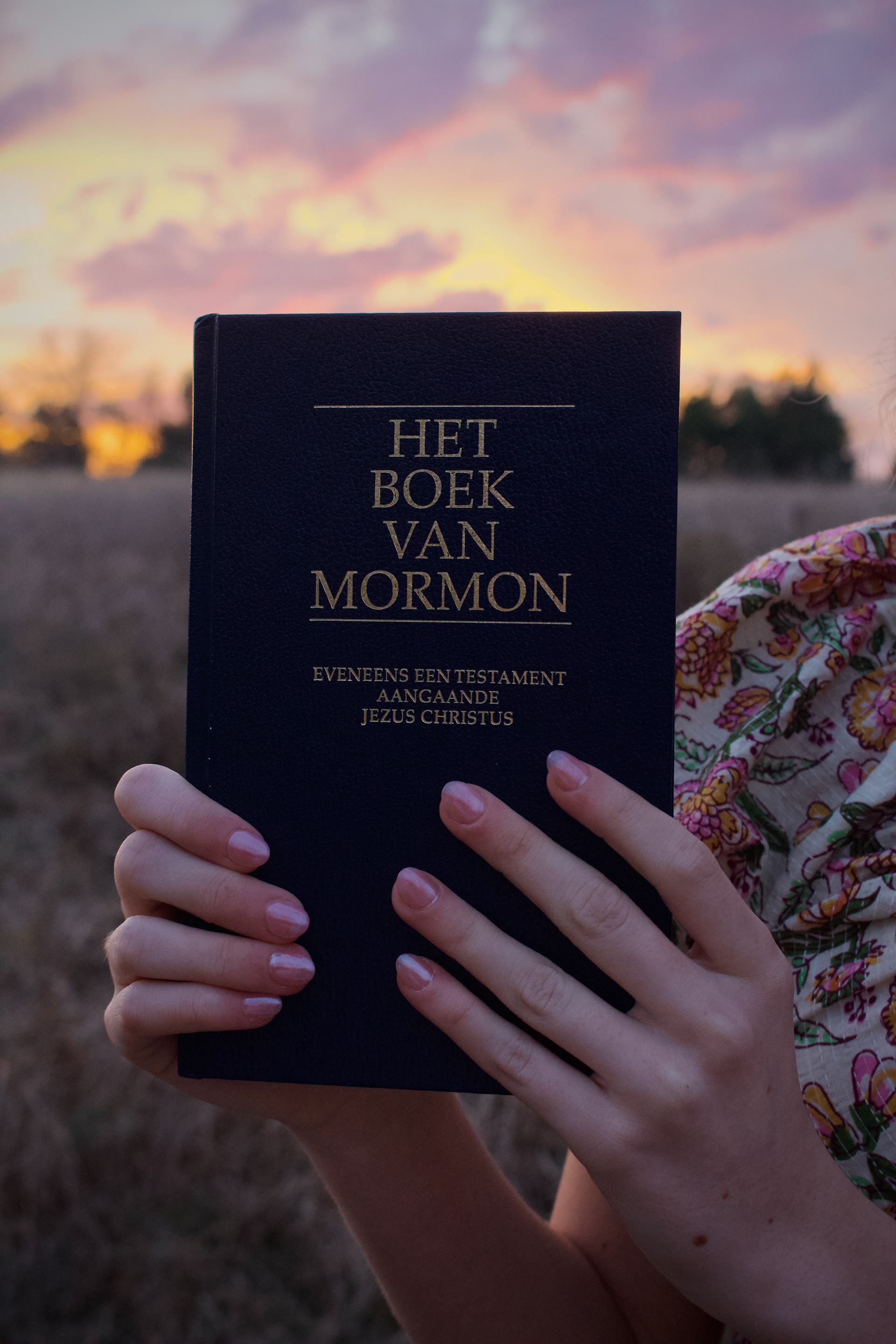 MCKINNEY, TEXAS Dec. 3, 2025 Neve Richmond holds her copy of the Book of Mormon in Dutch on Dec. 3, 2025. She took lessons to learn the language prior to leaving for her trip. Photo/ Natalie VanDerWal