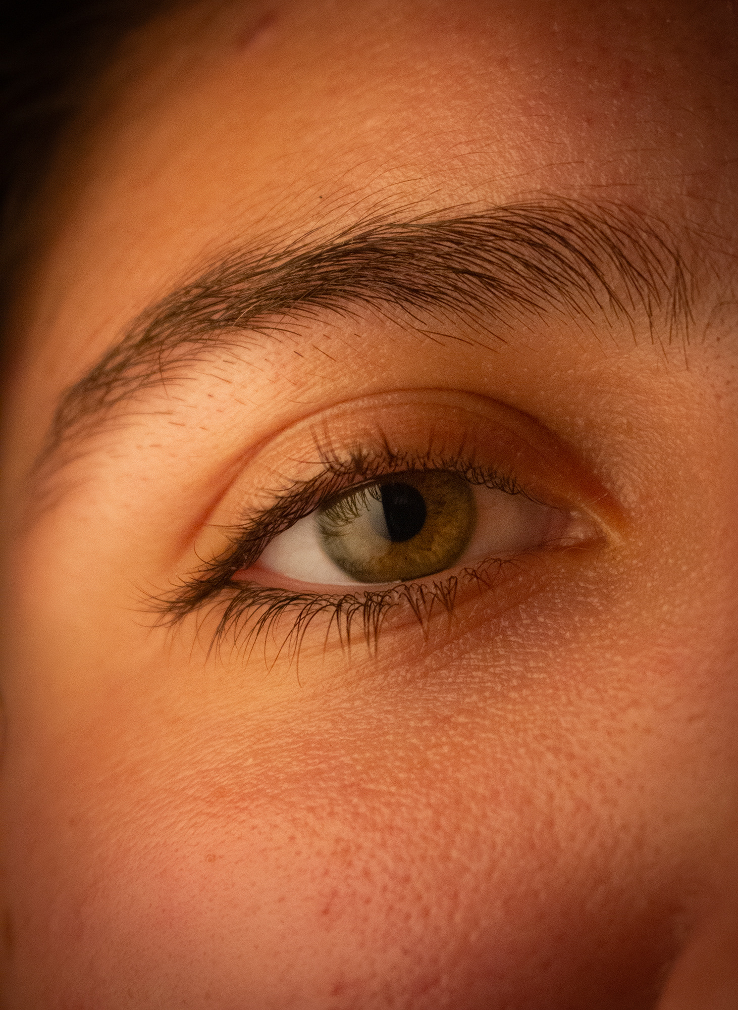 DENTON, TEXAS April 14, 2025 Marcella Lyons poses for her eye portrait in Denton, Texas on April 14, 2025. Lyons is set to graduate from the University of North Texas in May to earn her Bachelor's of Science in Audiology and Speech-Language Pathology. Photo/ Natalie VanDerWal