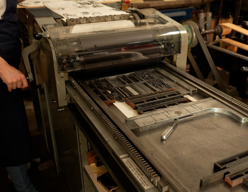 stampa con tirabozze Vadercook