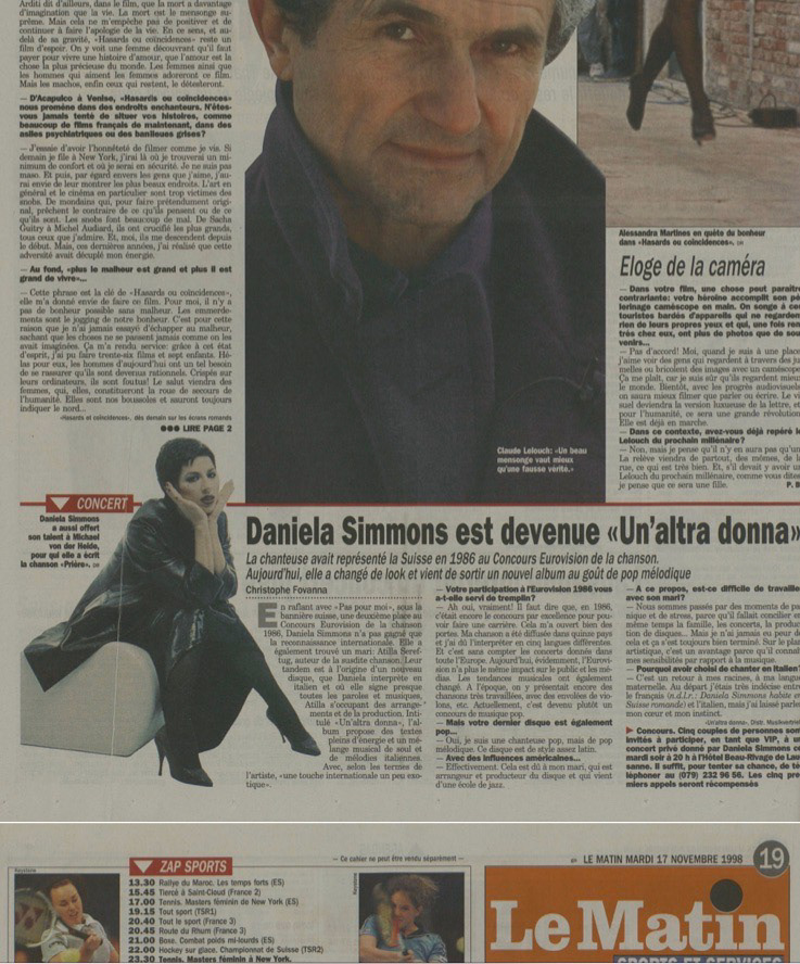 Le Matin 17 novembre 1998