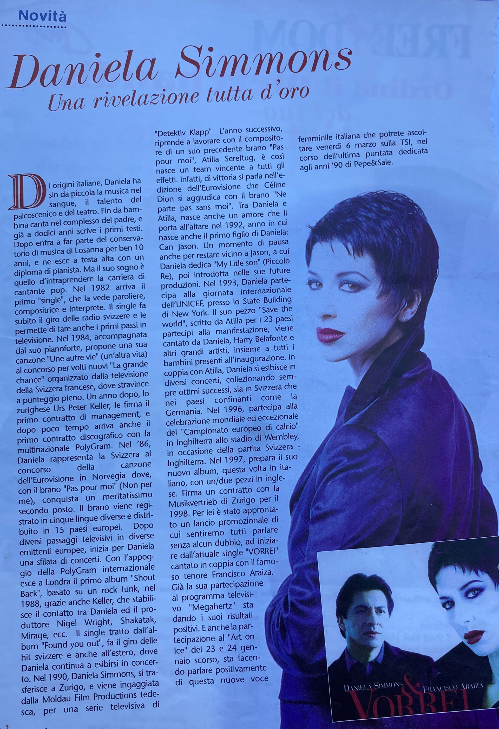 Musica é... janvier 1998