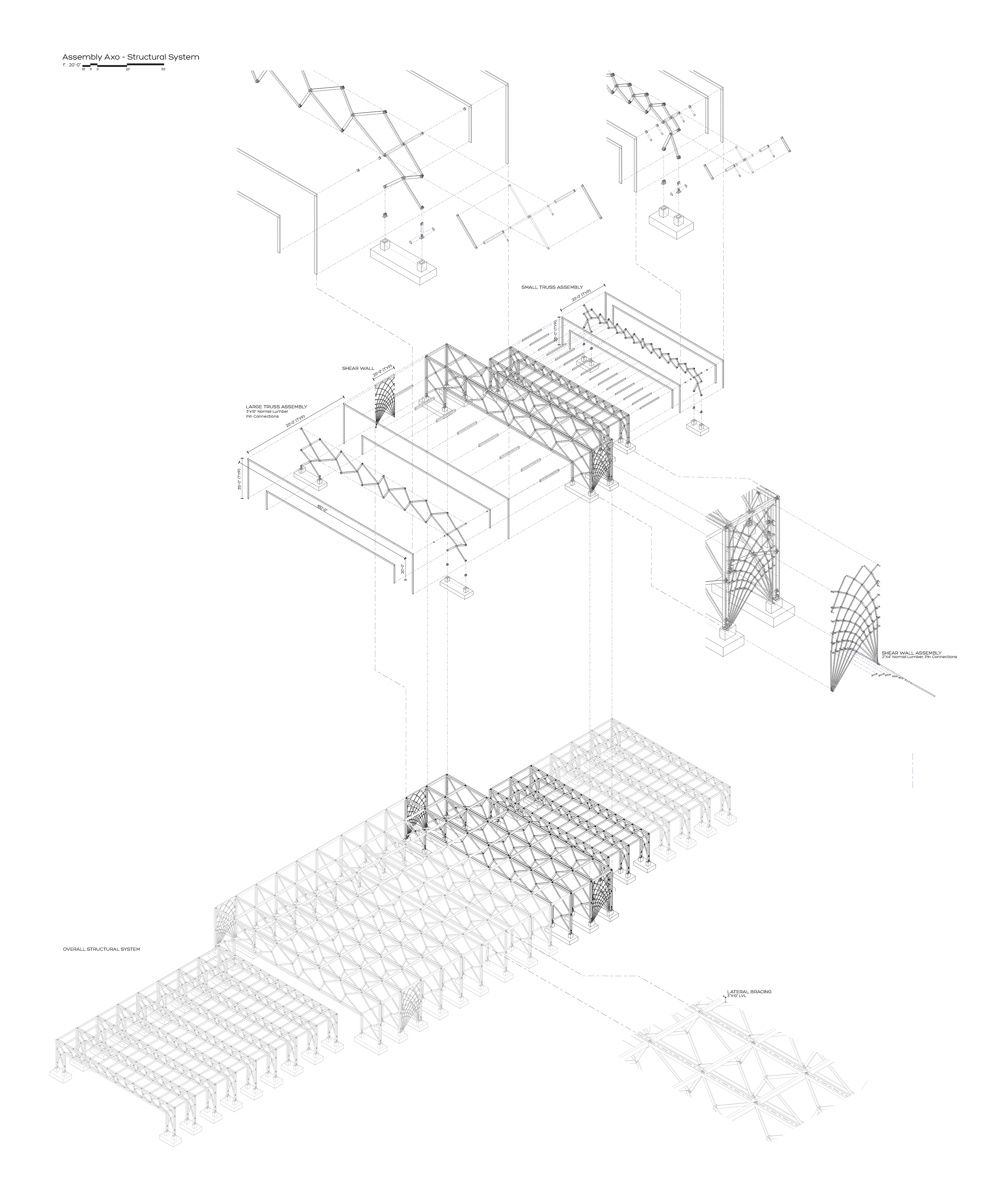Structural system: wood construction