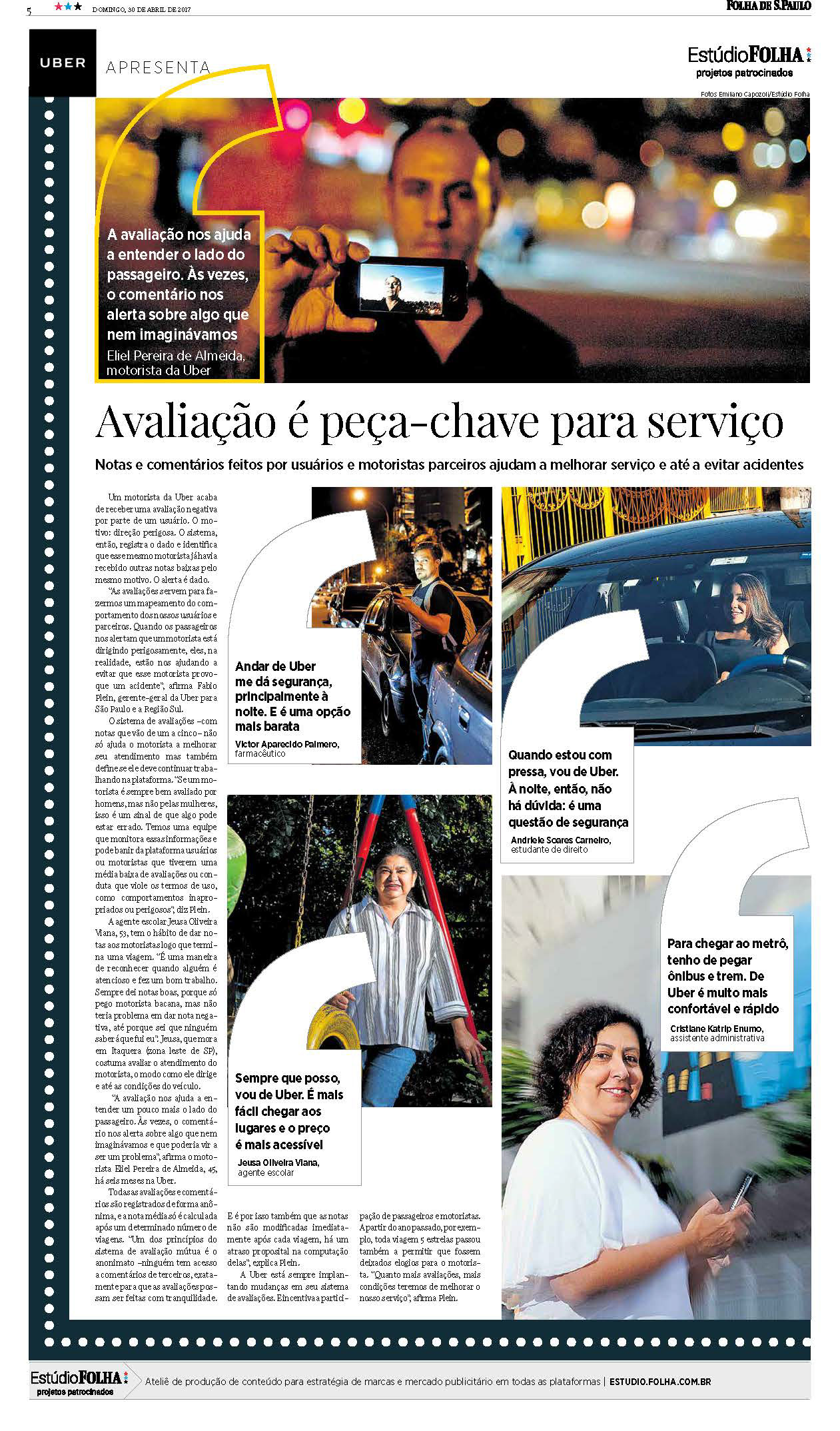 Caderno Uber