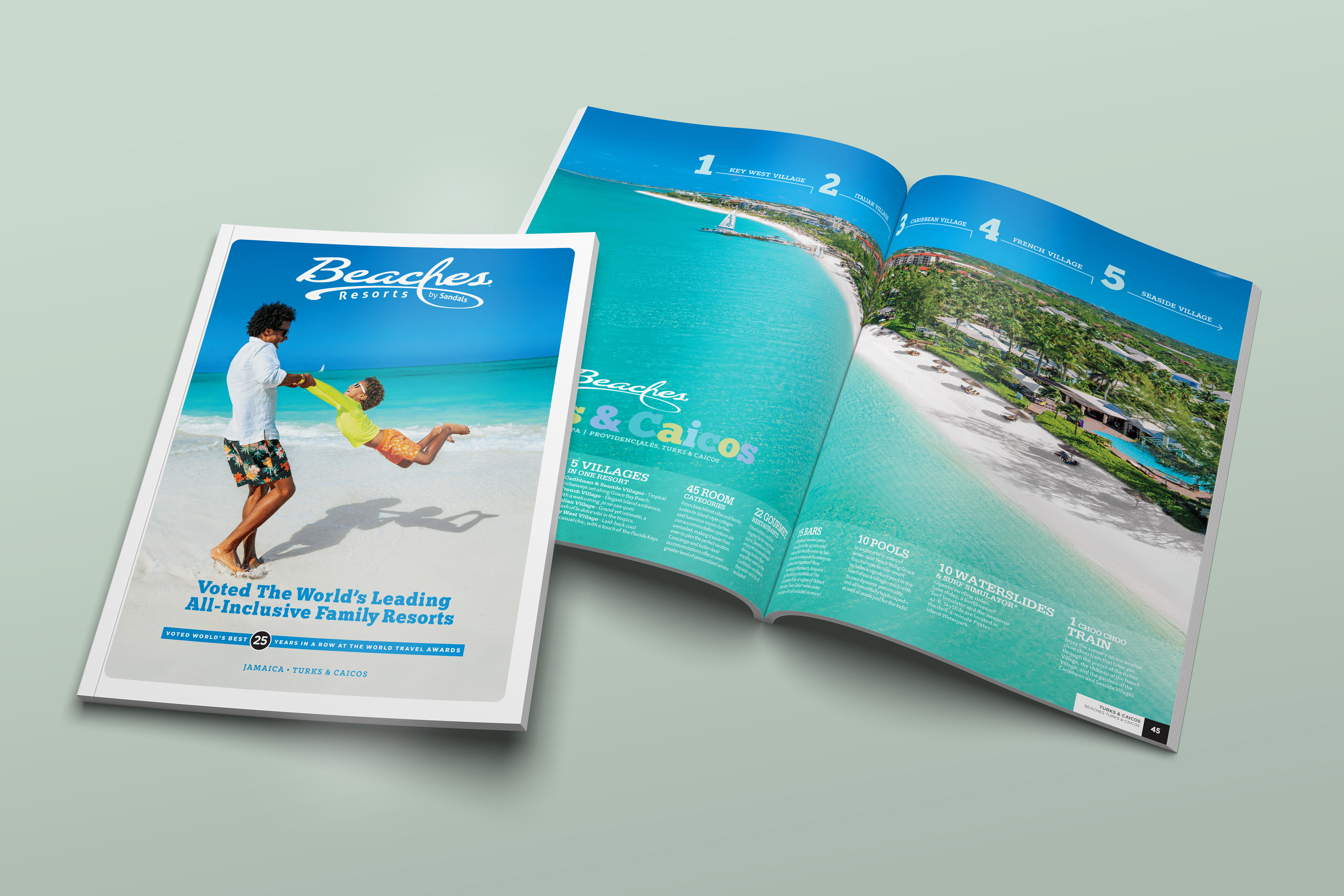 Beaches Brochure 2022 | Final Print Production | InDesign & Photoshop