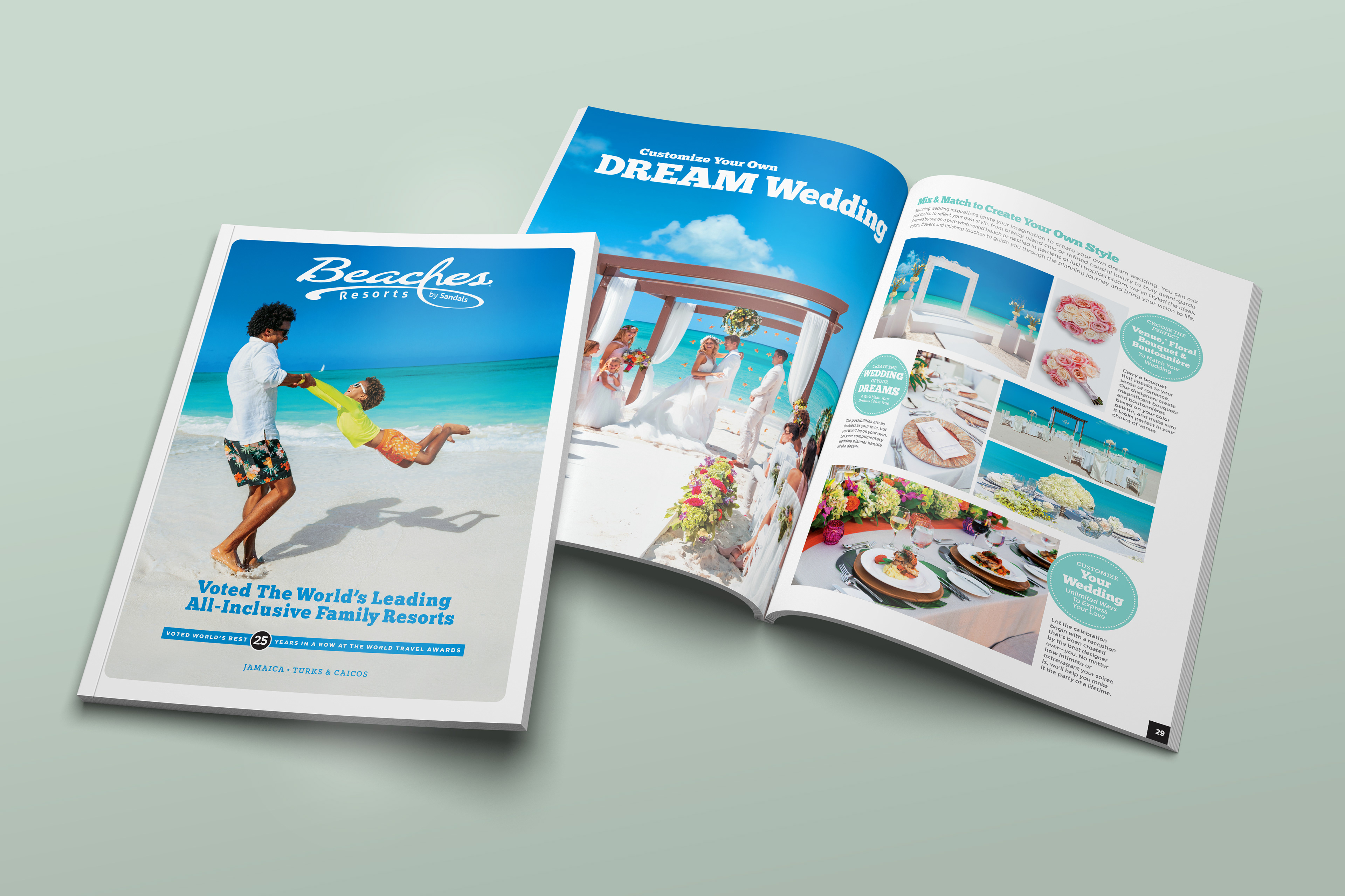 Beaches Brochure 2022 | Final Print Production | InDesign & Photoshop