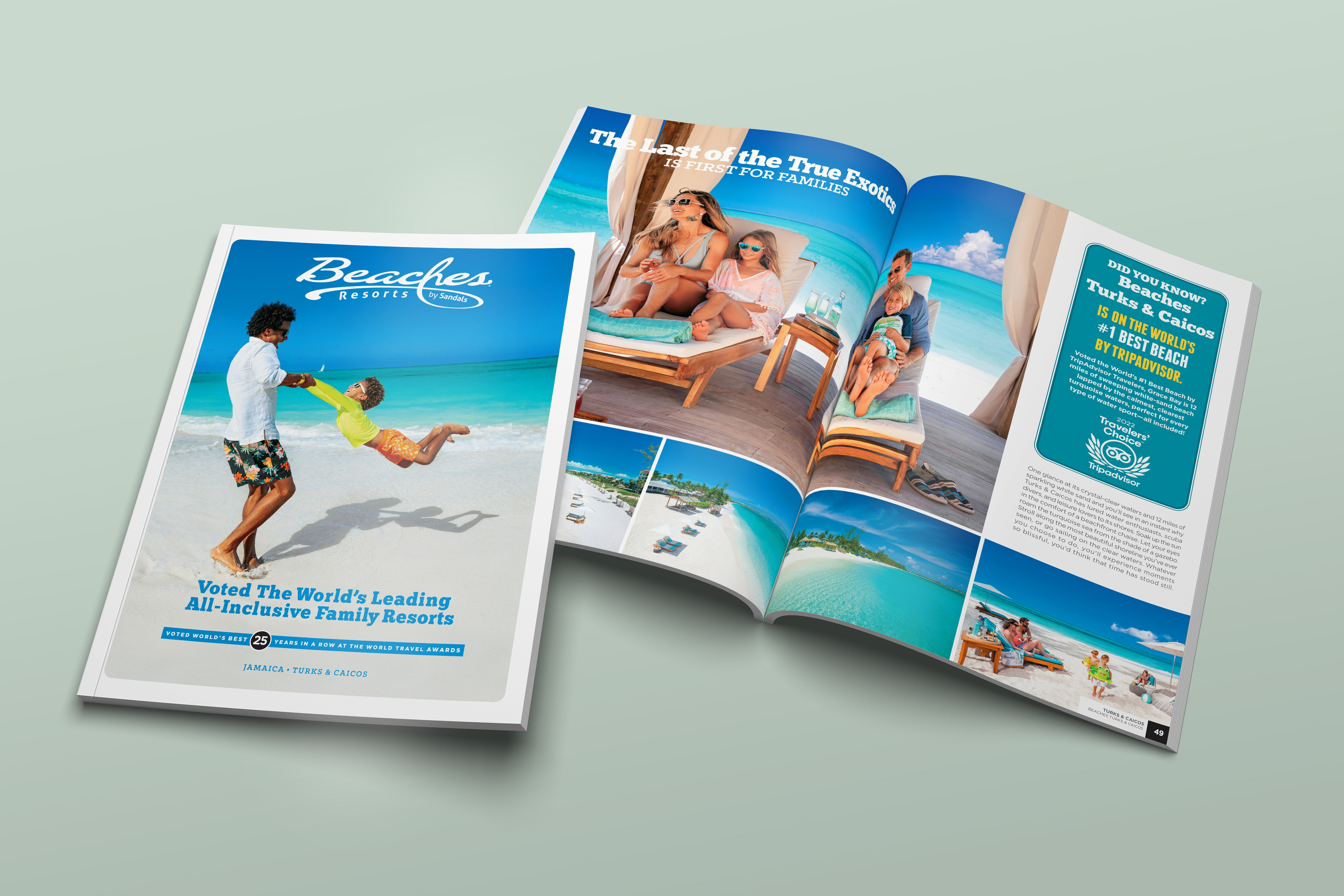 Beaches Brochure 2022 | Final Print Production | InDesign & Photoshop