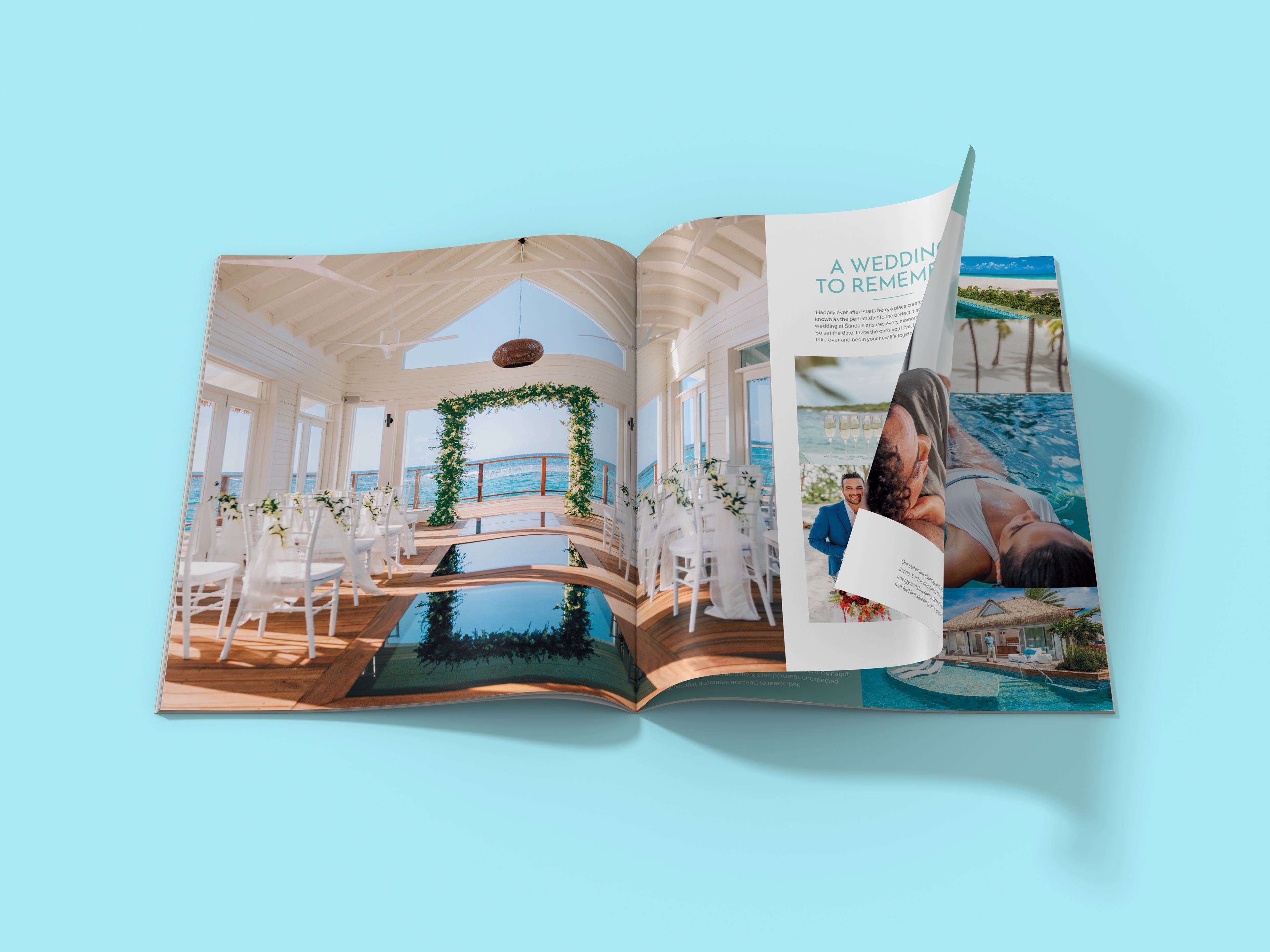 Sandals Brochure 2022 | Final Print Production | InDesign & Photoshop