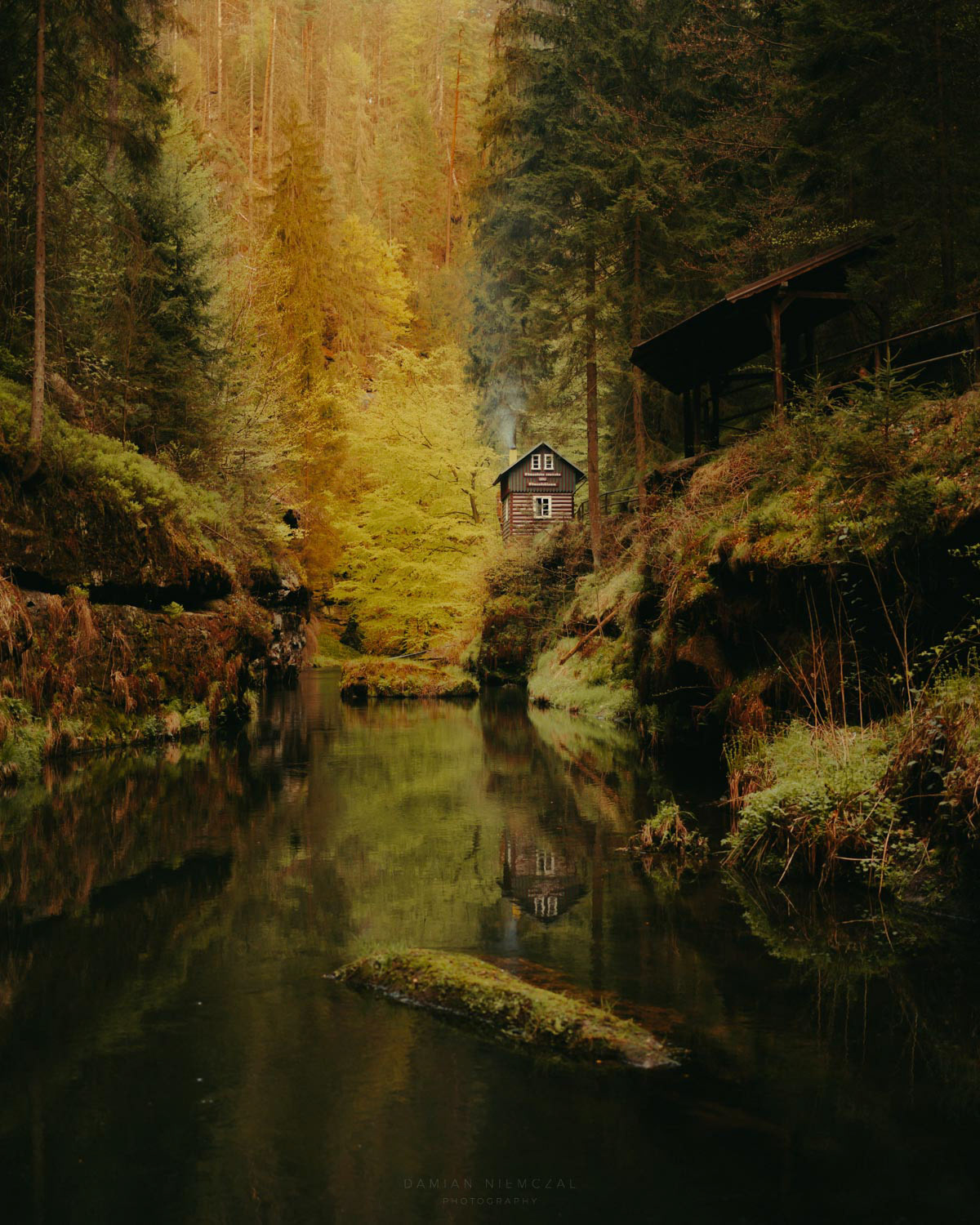 contre la marée . |  "Wi­dzia­łem we śnie ciem­ne, po­szar­pa­ne tur­nie, Sza­leń­stwem gór spię­trzo­ne zę­ba­te opo­ki, Na dnach prze­pa­ści taj­na śpi spo­wi­ta w mro­ki... Są głę­bie nie­zba­da­ne w nich, drze­mią­ce chmur­nie." - Leopold Staff