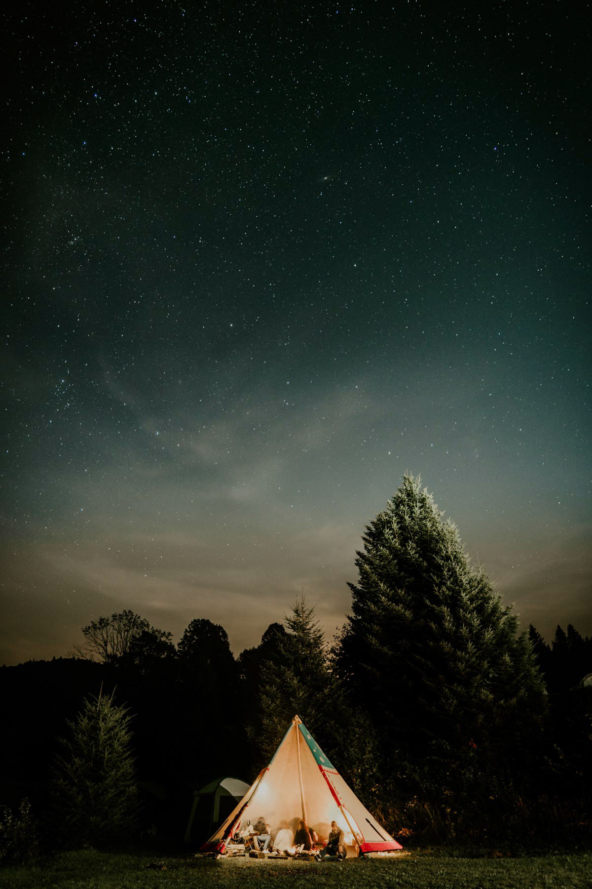 tipi sous la rivière des étoiles .