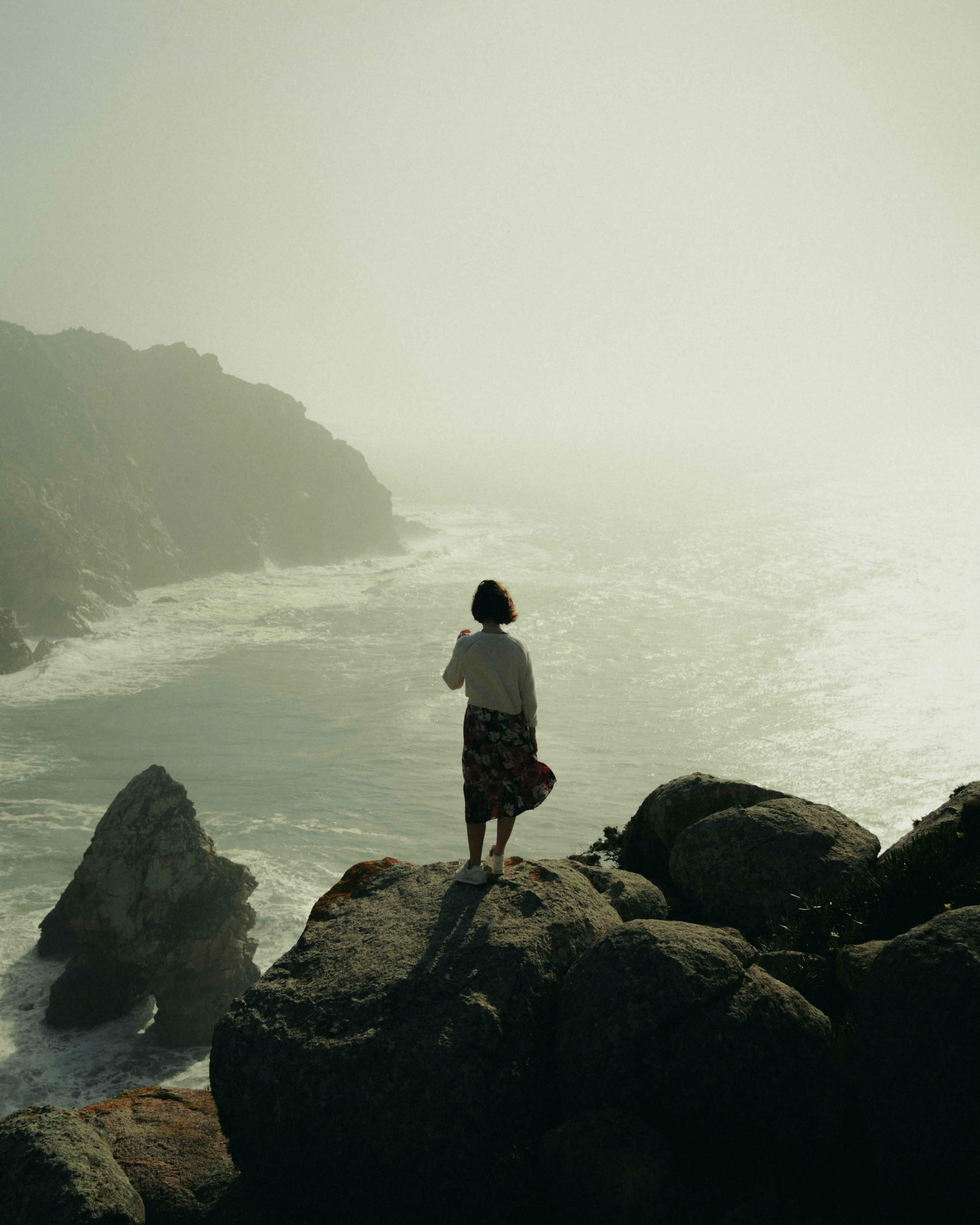 wanderer over an ocean of mist .