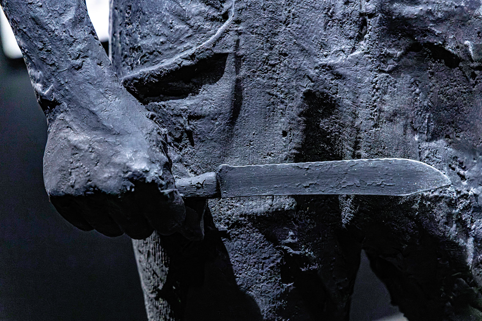 While the characters in this story are G-d, Abraham, and Isaac, the knife is also a characgter in its own right.