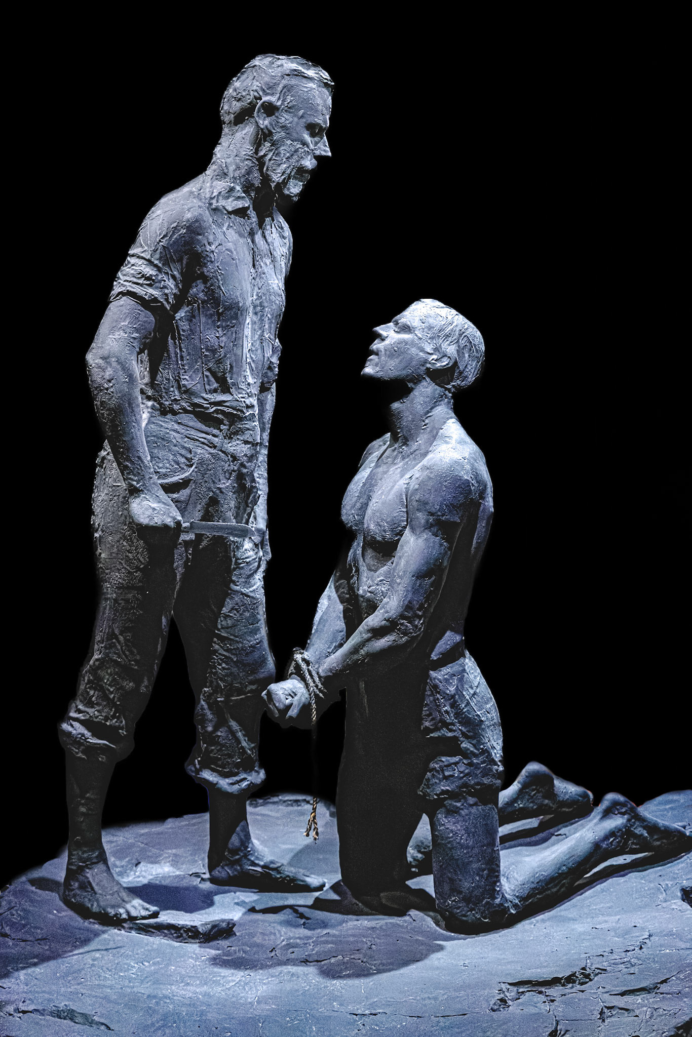 This and all of the rest of these images are what I saw as I viewed this statue.