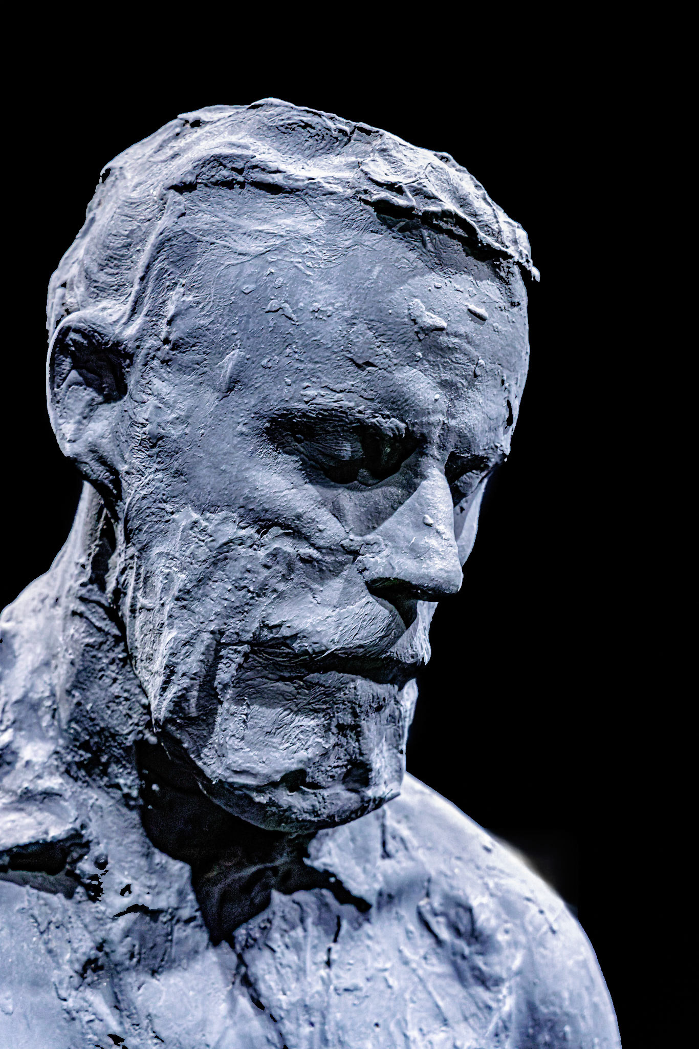 Abraham, no emotion, no anger, no compassion, just doing what G-d had requested.