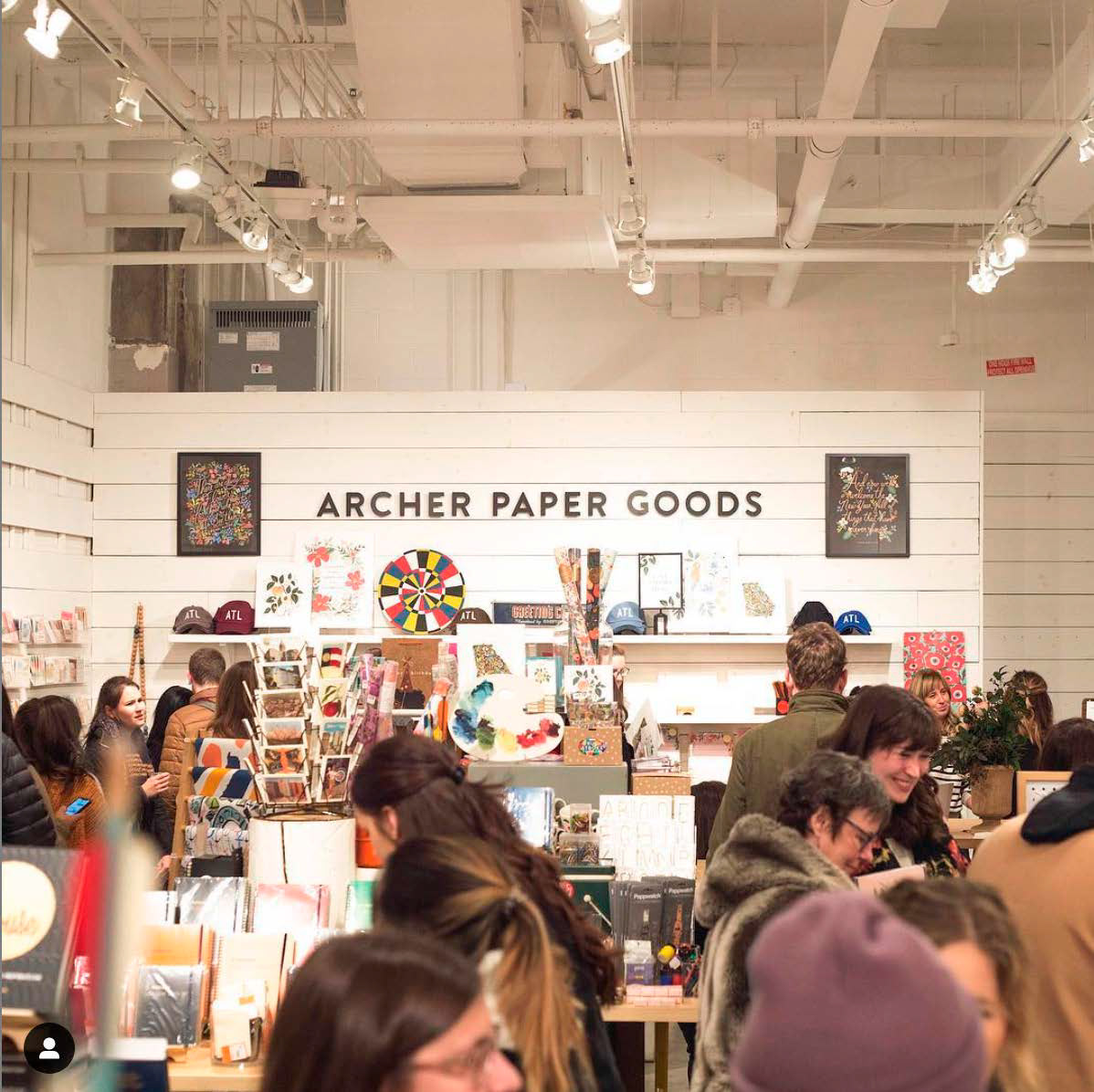Collaborative Poster Design and Event with Archer Paper Goods. Meet & Greet with Rifle Paper Co. Founder & Artist Anna Bond.