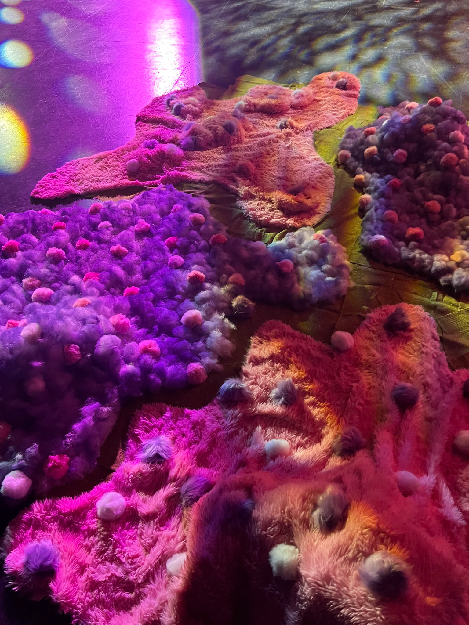 I used pink foam for height, to emulate hills and depth