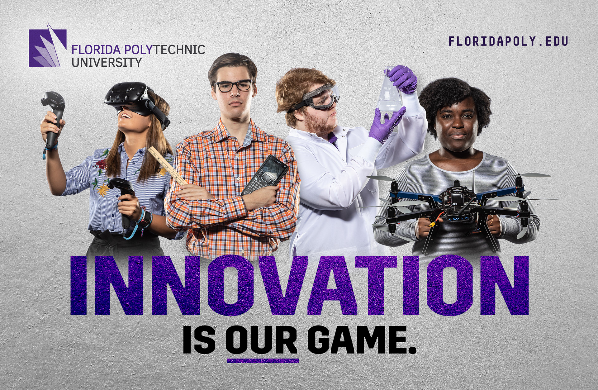 Innovation is our game half page ad