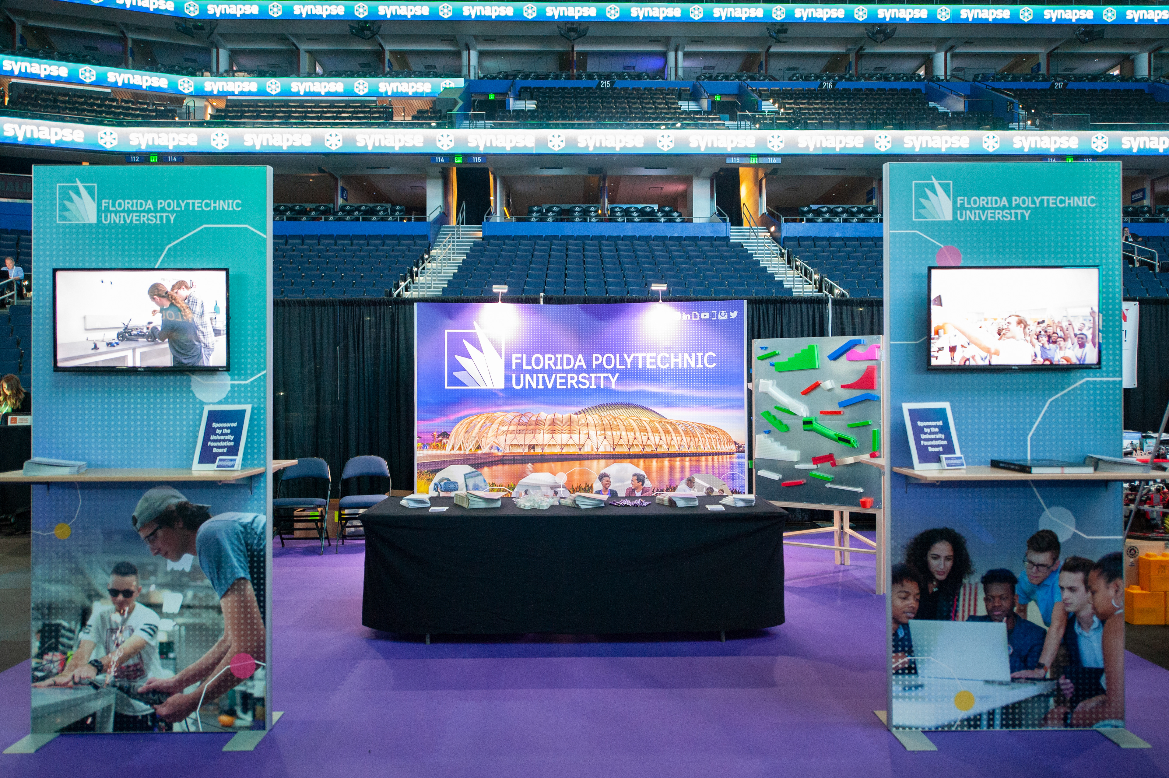 Florida Poly Tradshow booth