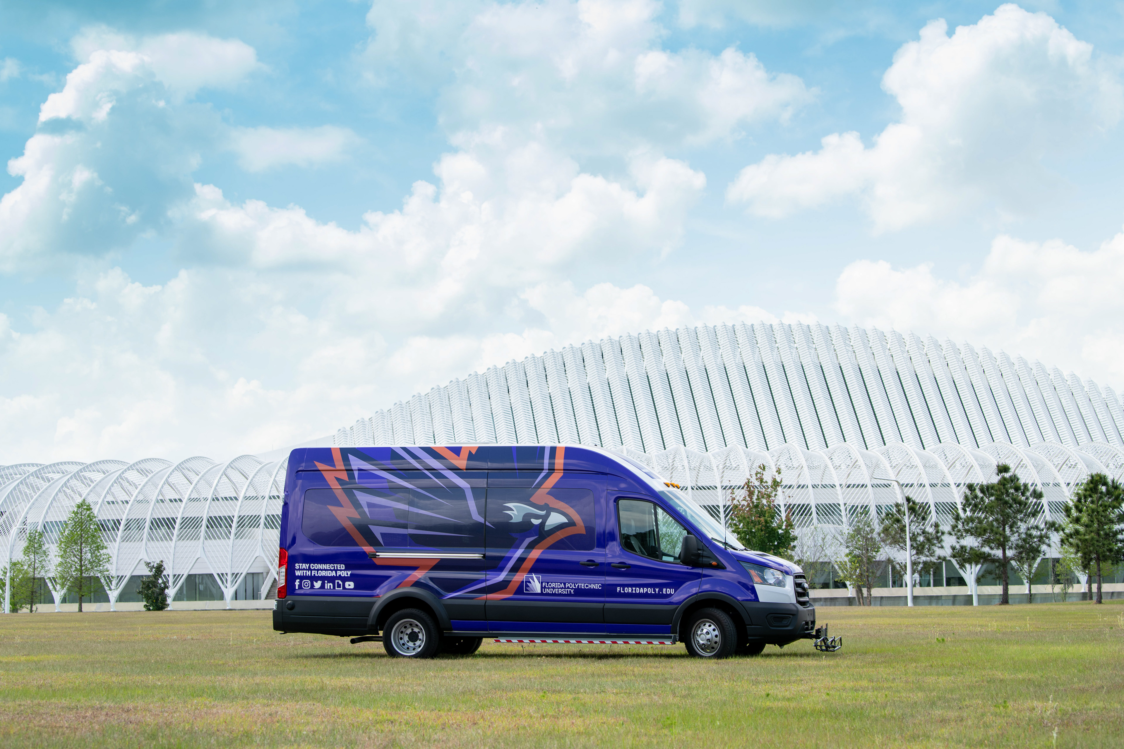 Florida Poly Admissions Van