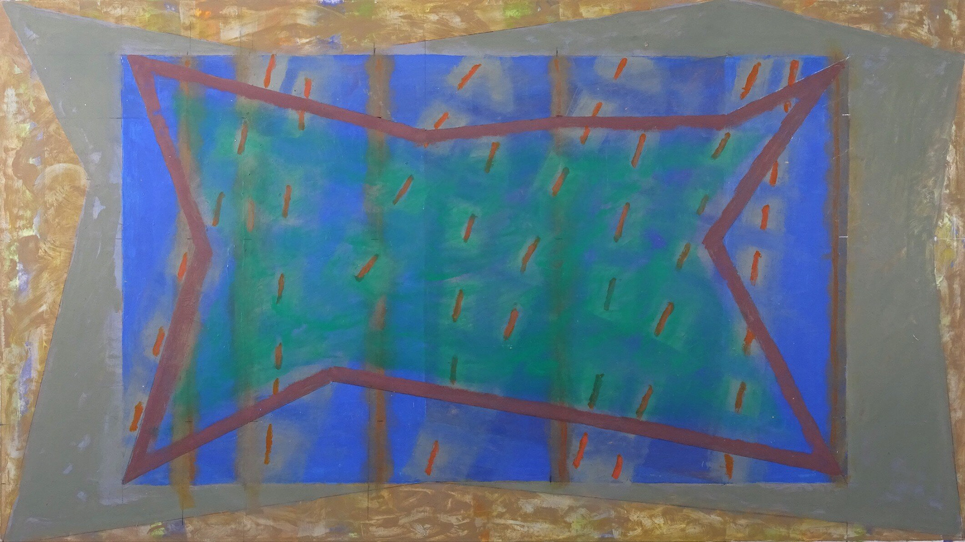 Untitled 16 | 18X32 | May 2019 | oil on cardboard