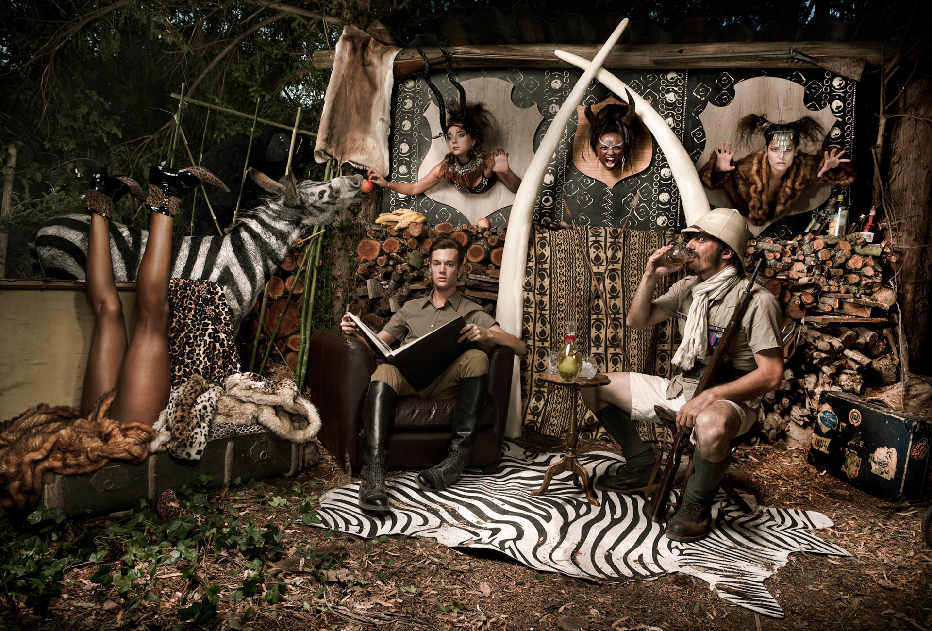 Partie de chasse au style.(17) Provence. 2011