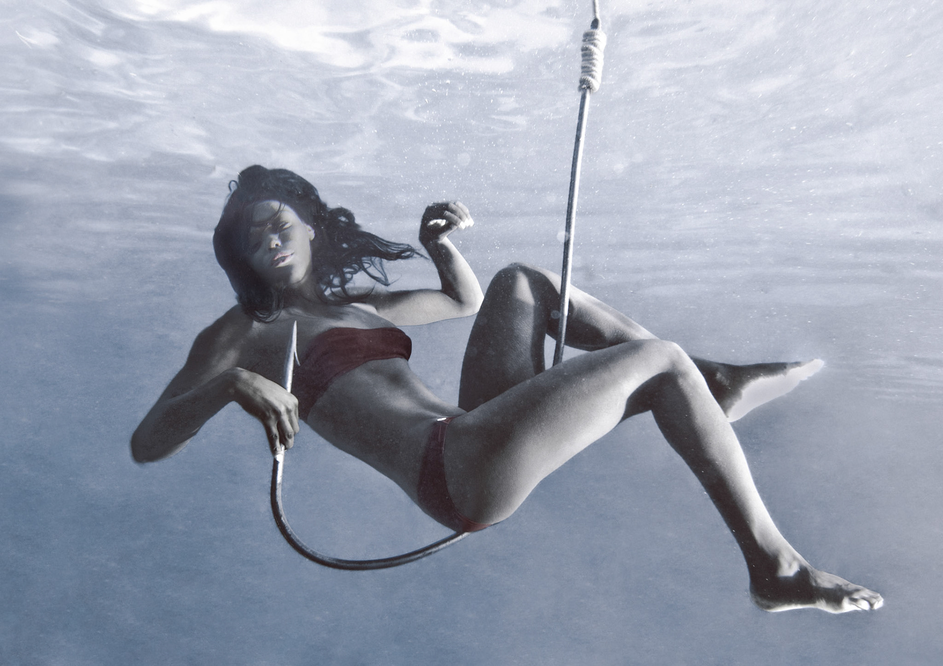 L’appât,Puyricard. Image sous marine 2009