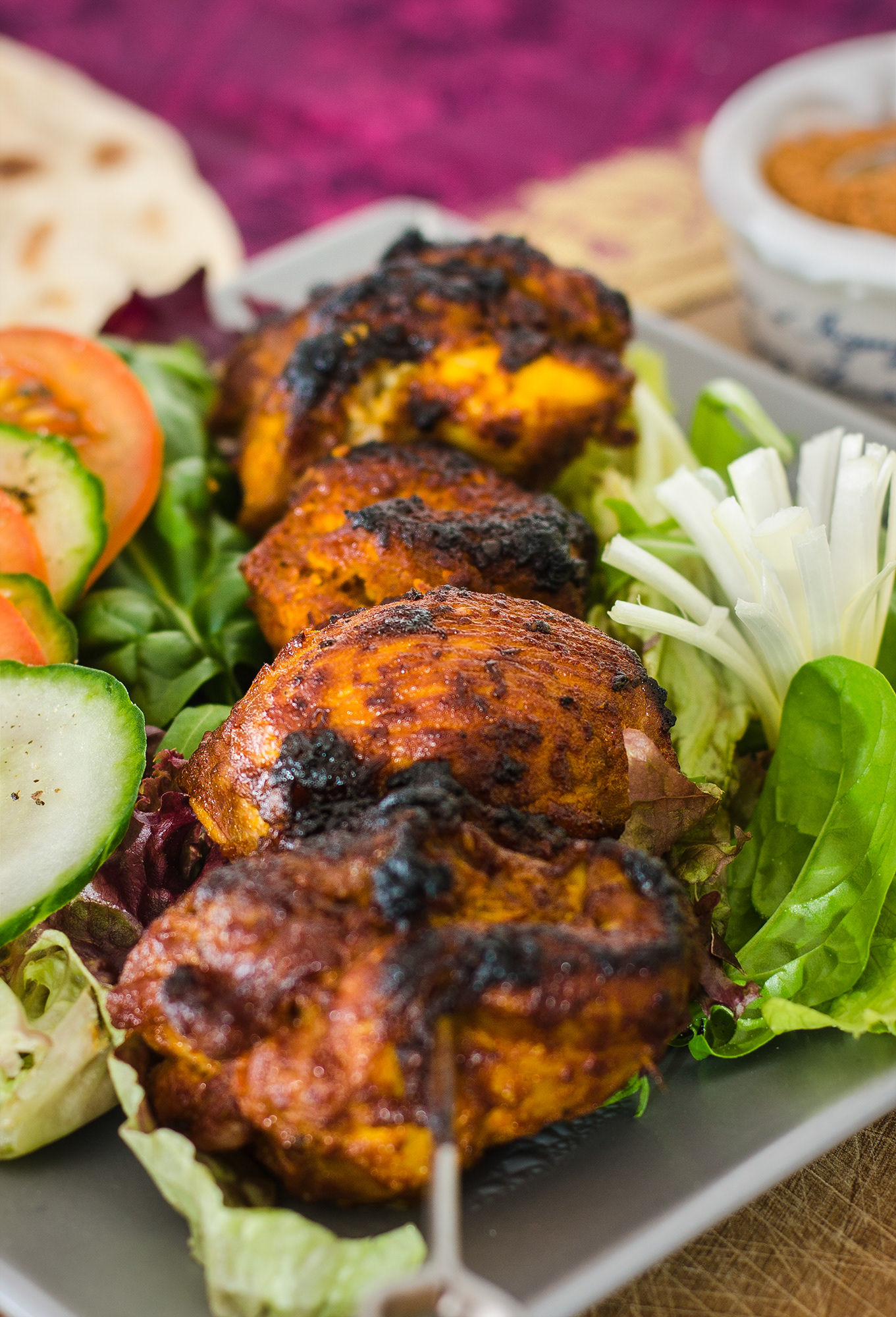 Tandoori Chicken Skewers