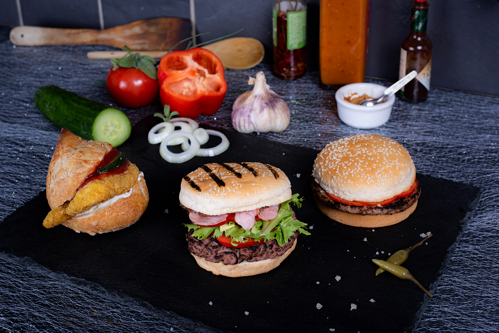 Burger hero-shot