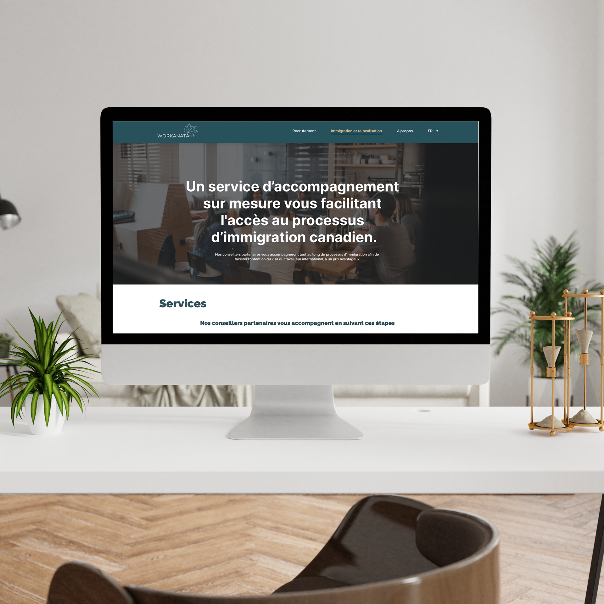 Identité et création de site Web