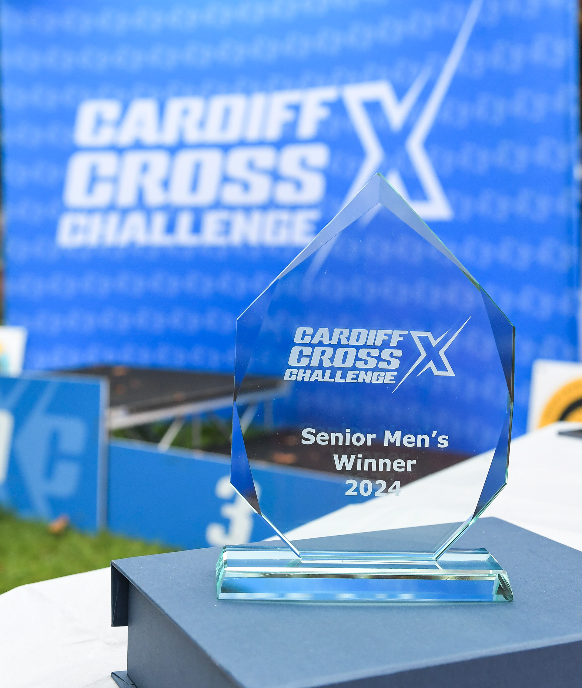Senior men’s trophy at the Cardiff Cross Challenge inc World Athletics Cross Country Tour (Gold Label), Llandaff Fields, Cardiff, Wales on the 9th November 2024