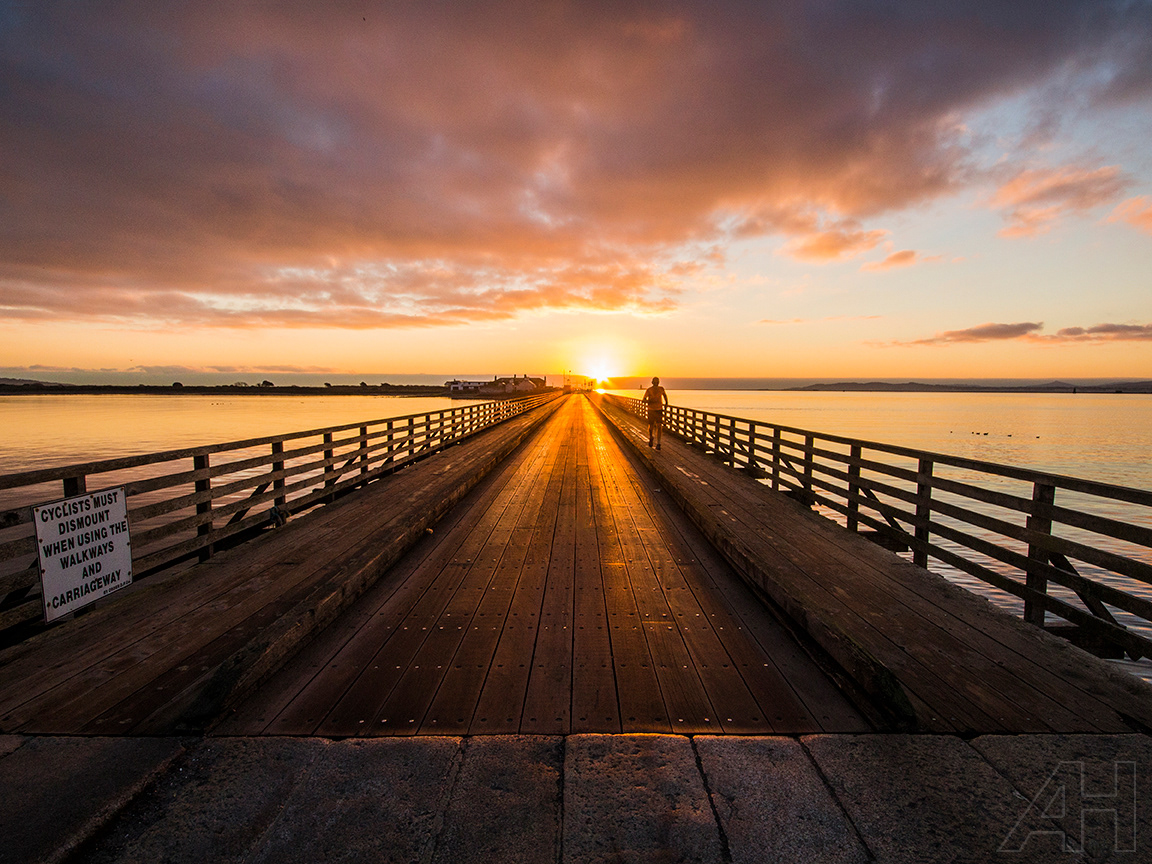 Wooden Bridge Sunrise