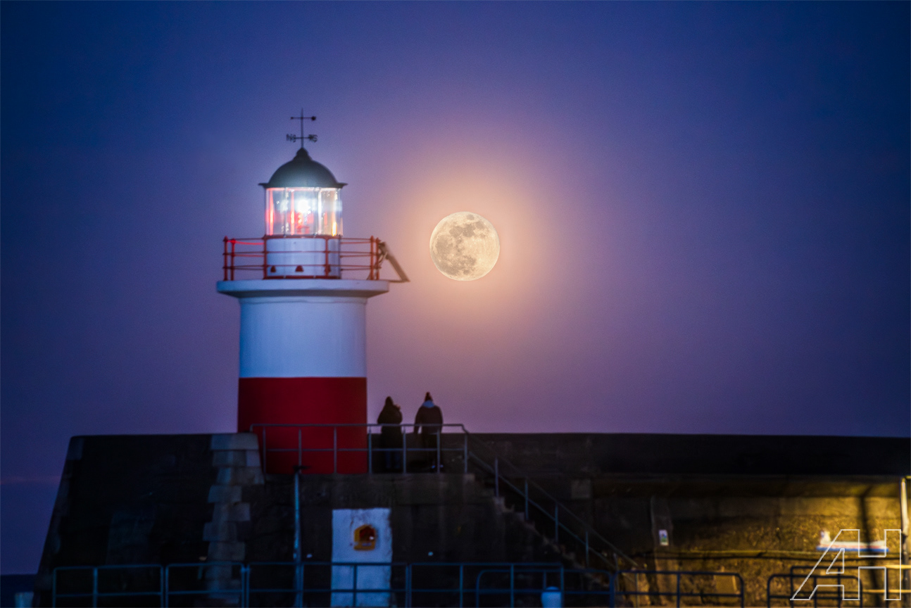 Full Moon Wicklow Harbour