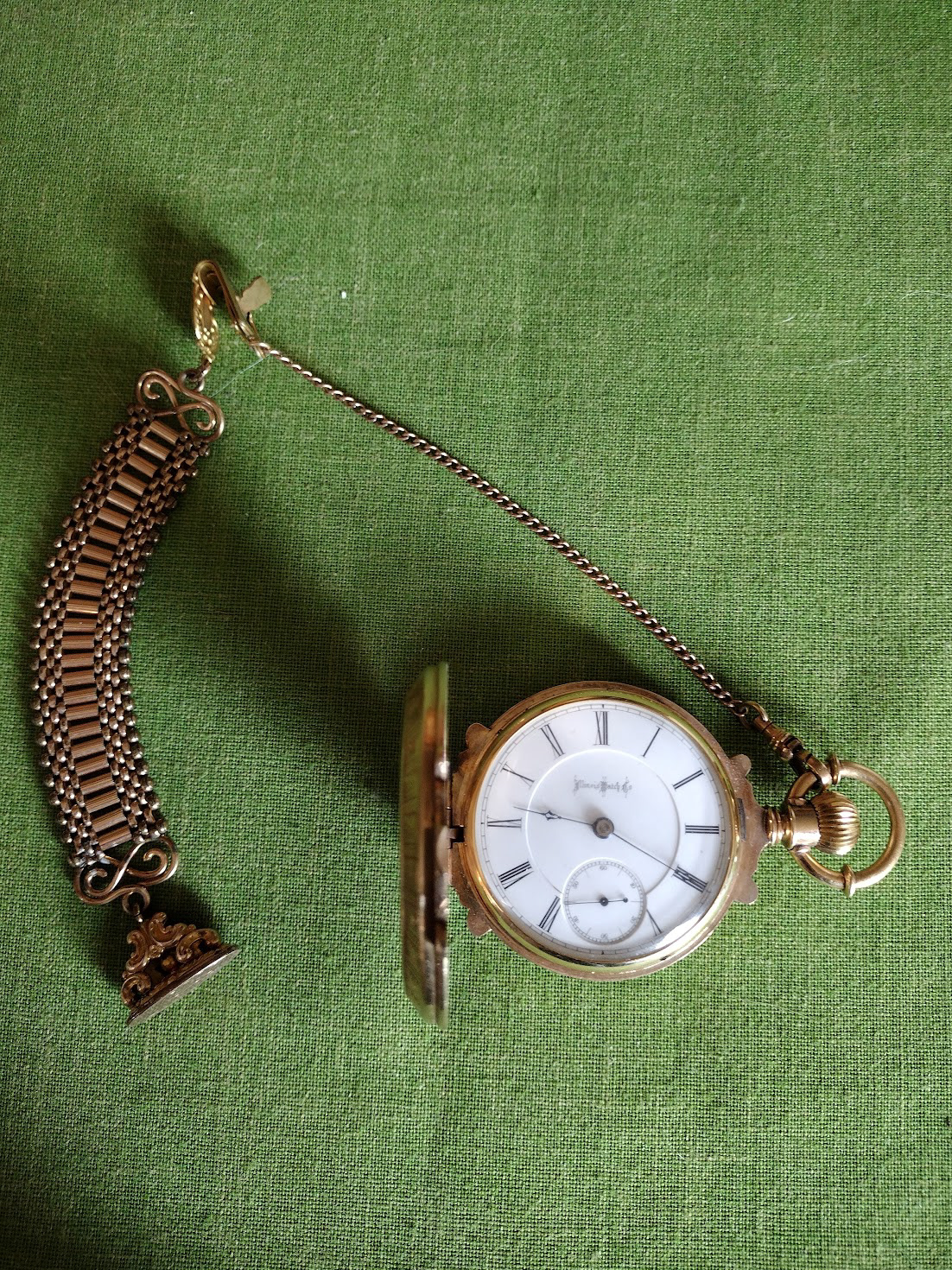 authentic 1800 gold watch with. investment of $50,000
