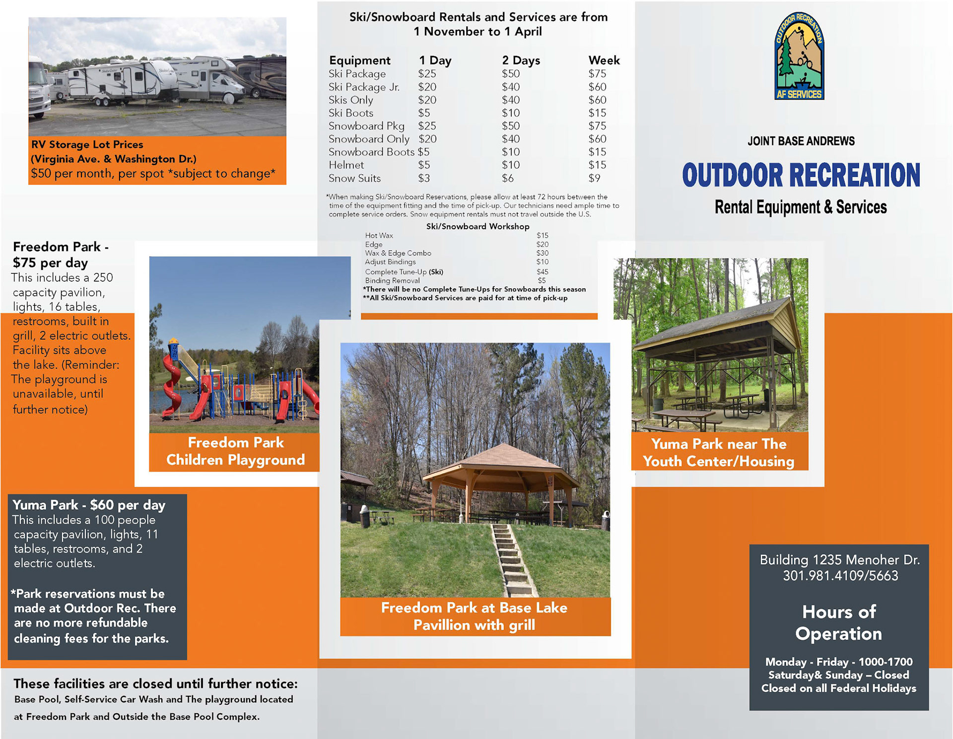 ODR Rental Brochure Front (2019)