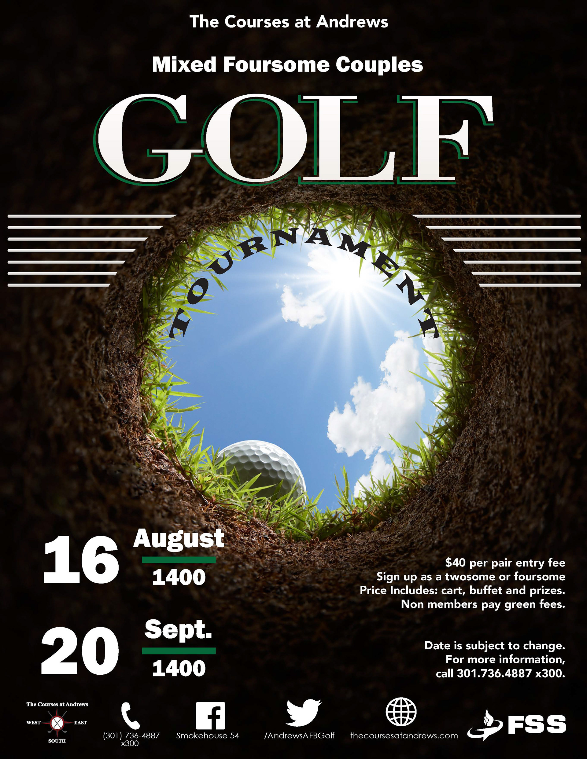 Mixed Foursome Couples Golf Tournament