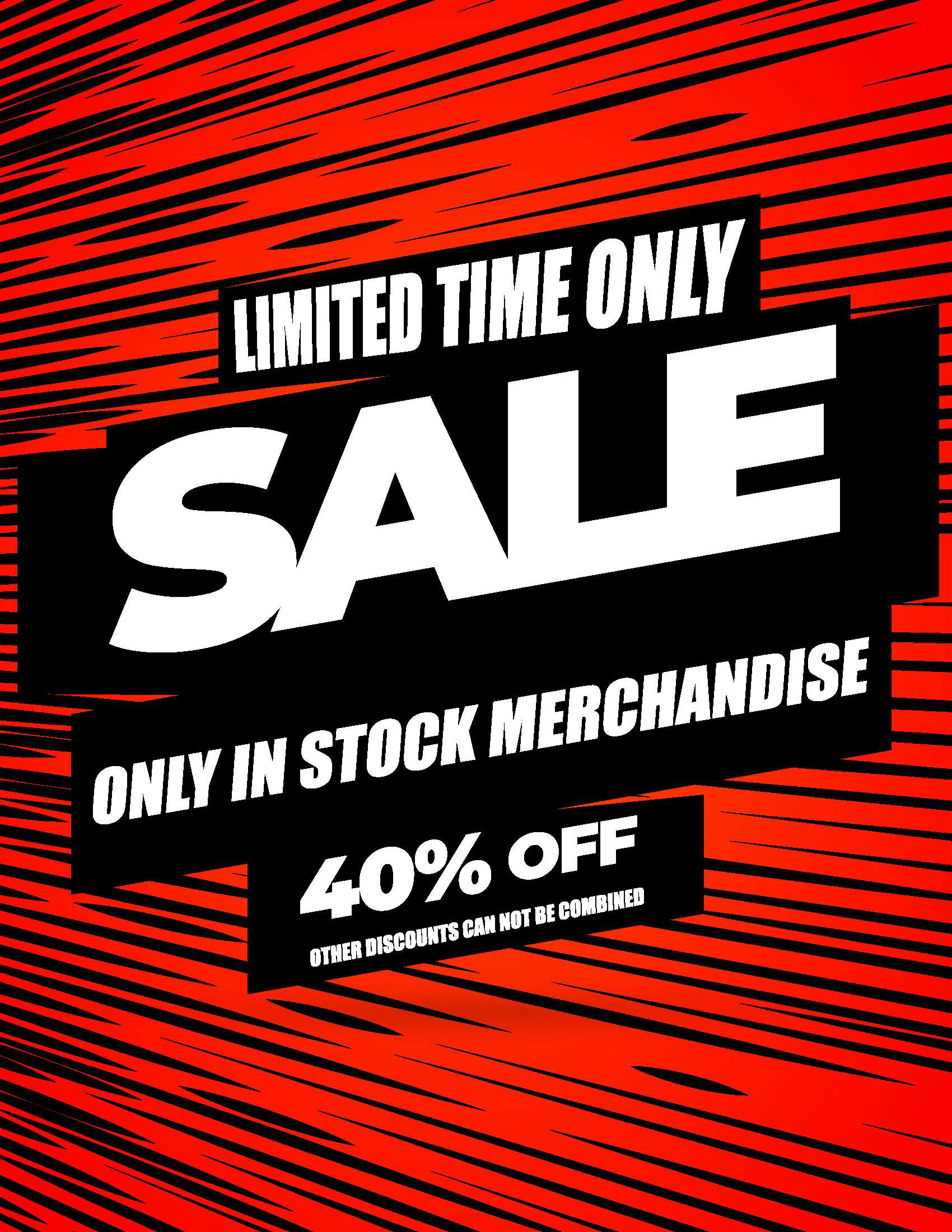 The Courses Sale sign