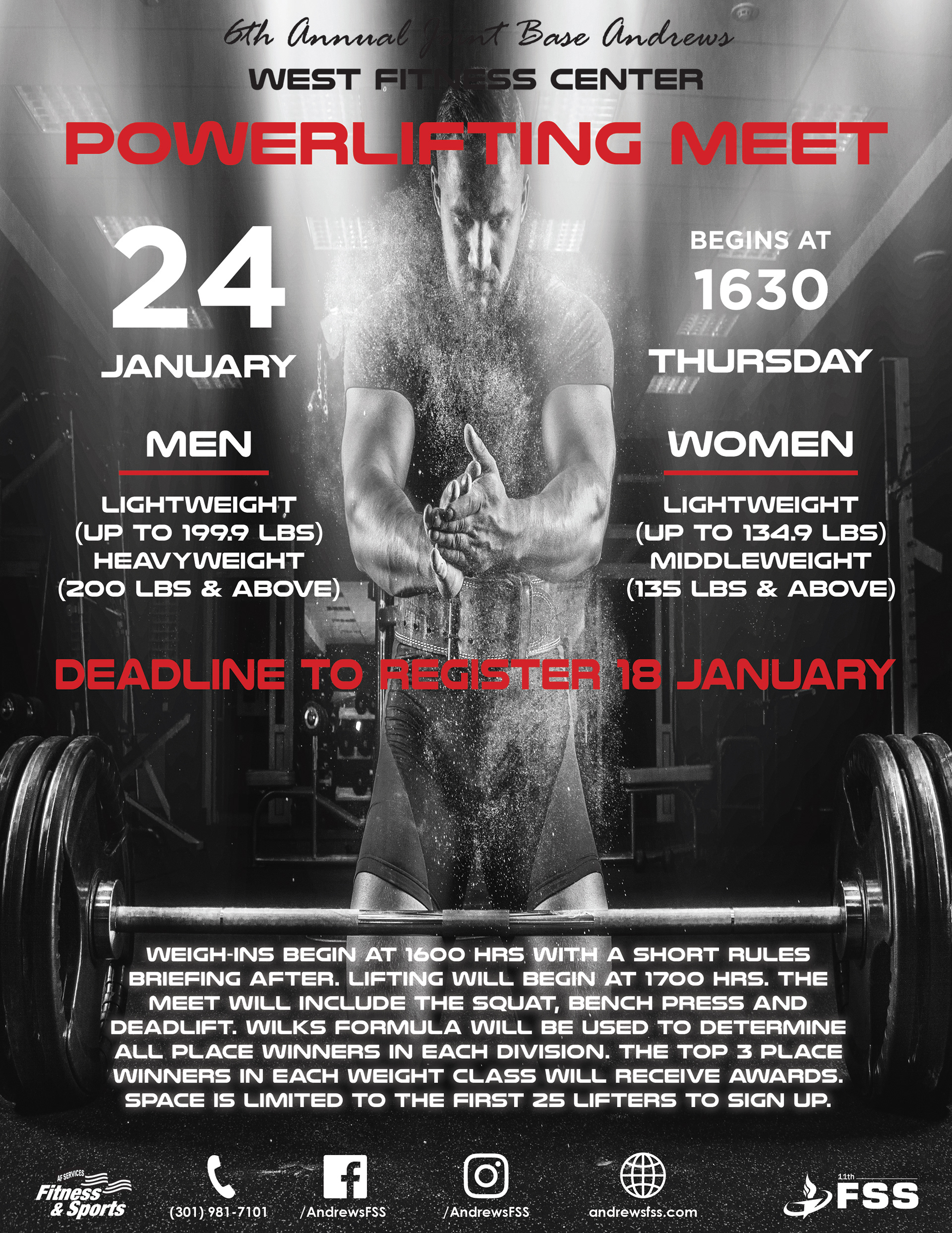 Fitness Center 6th Annual Powerlifting 