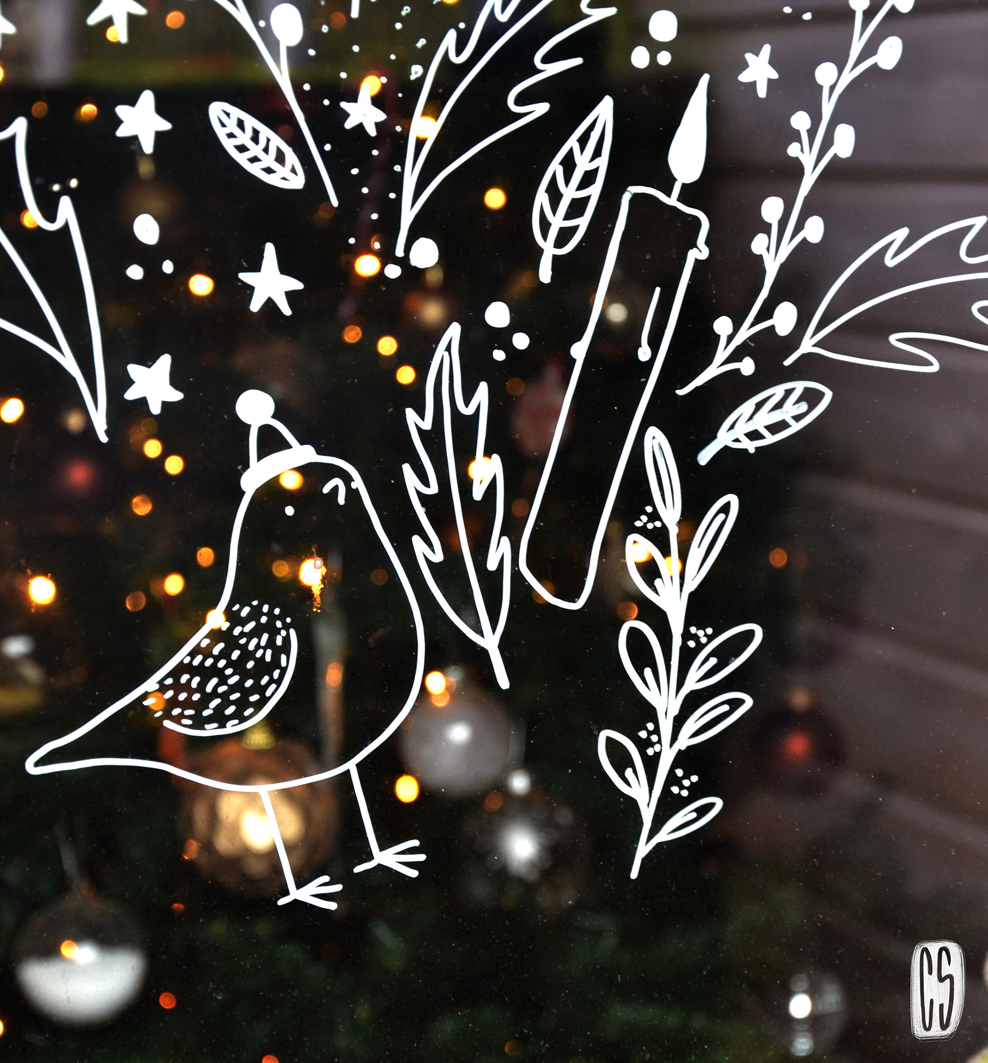 fresque de noël 2020