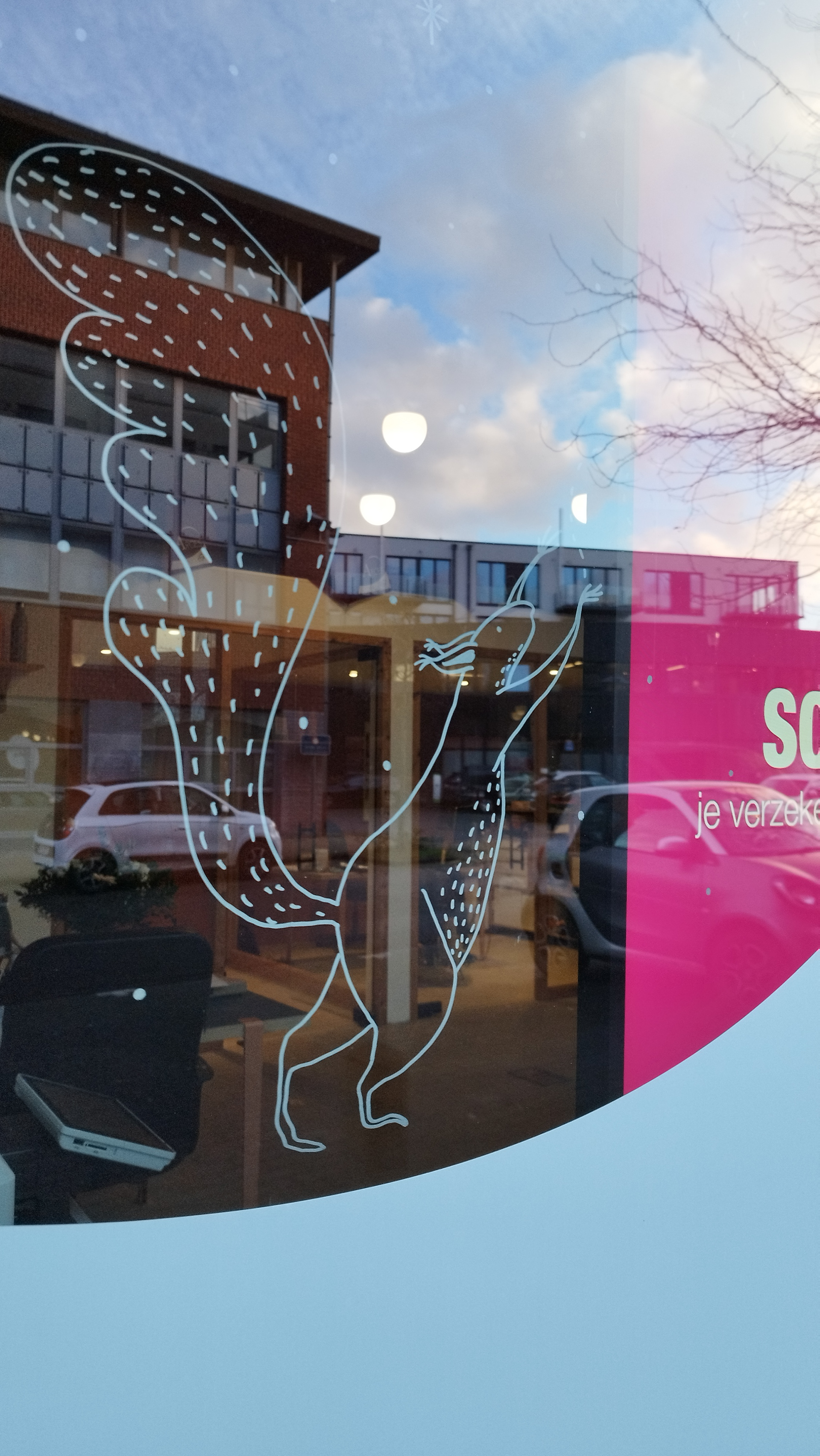 fresque de Noël chez Pilo assurance 2023