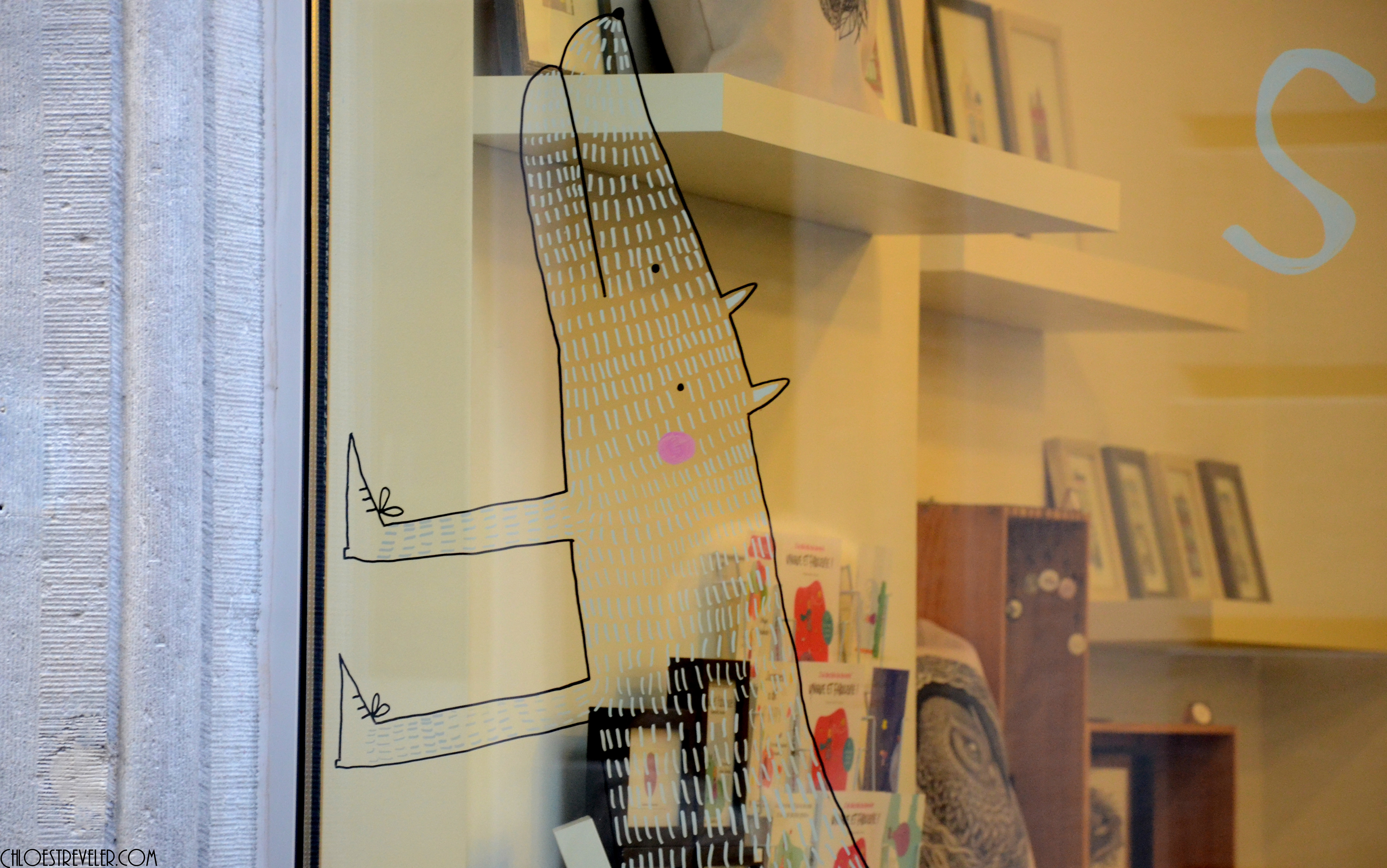 fresque et vente au pop up "Unique et Fabuleuse" 2015