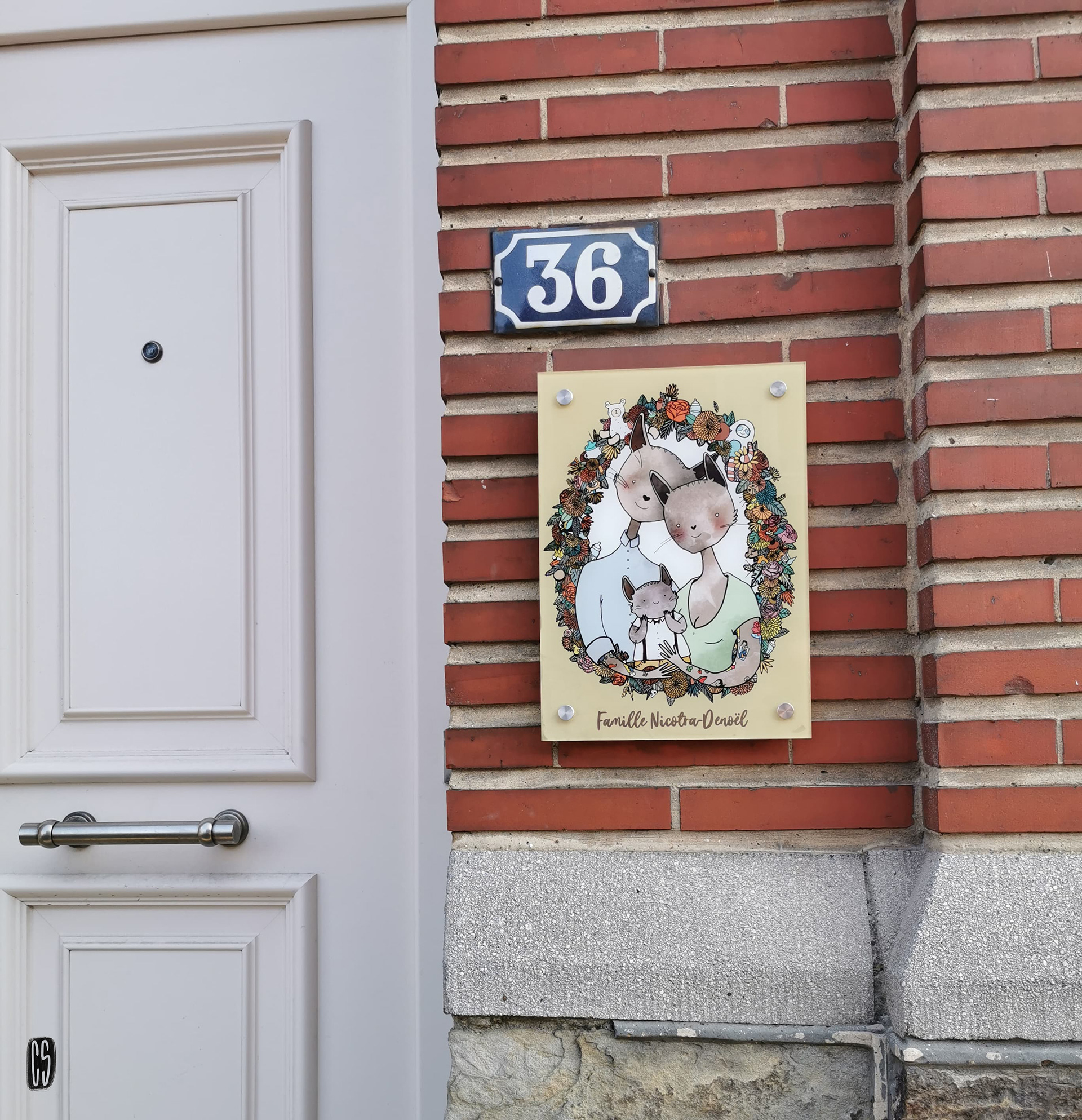 réalisation faire-part 2020 ensuite imprimé sur plexi dvisu graphic