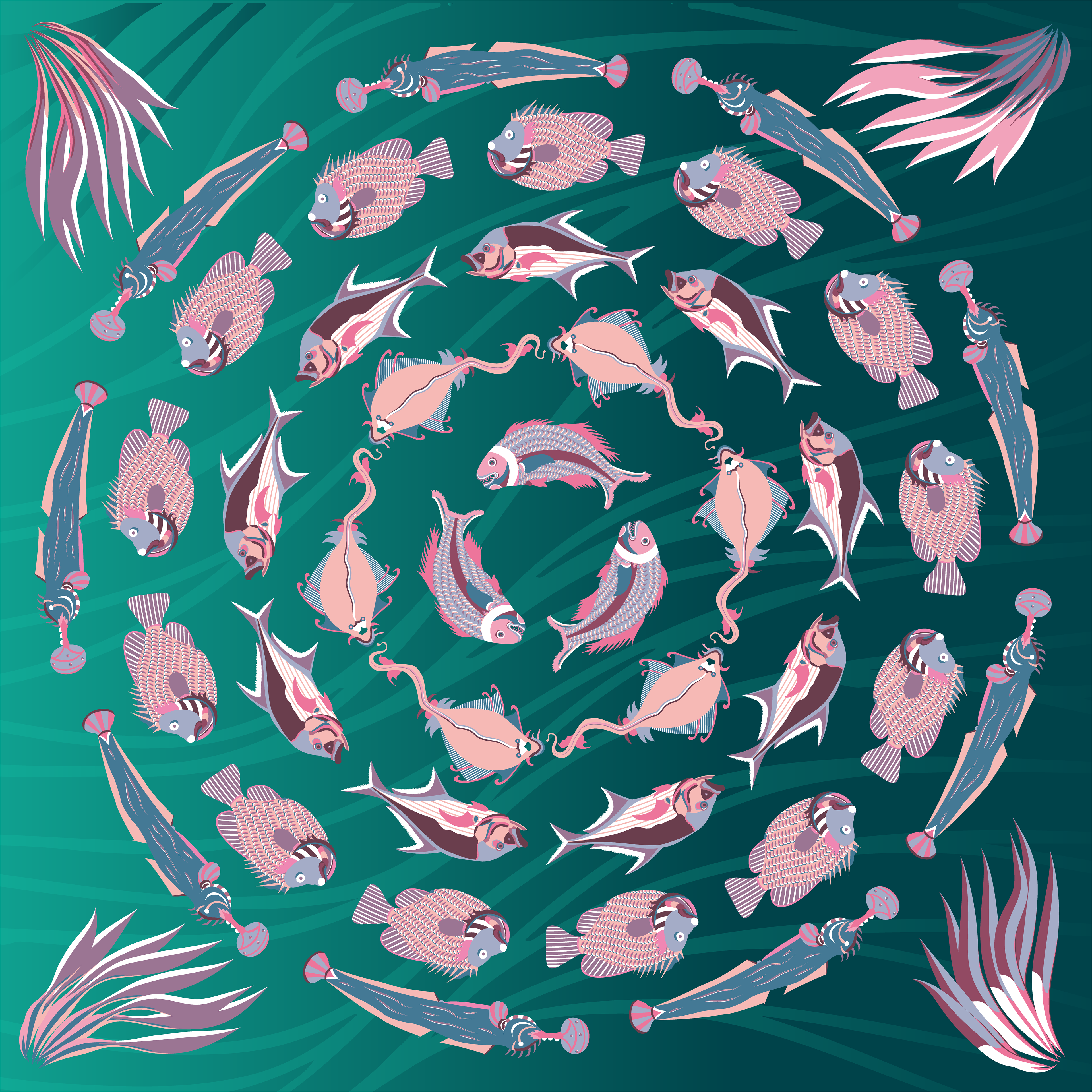 Remolino rosa