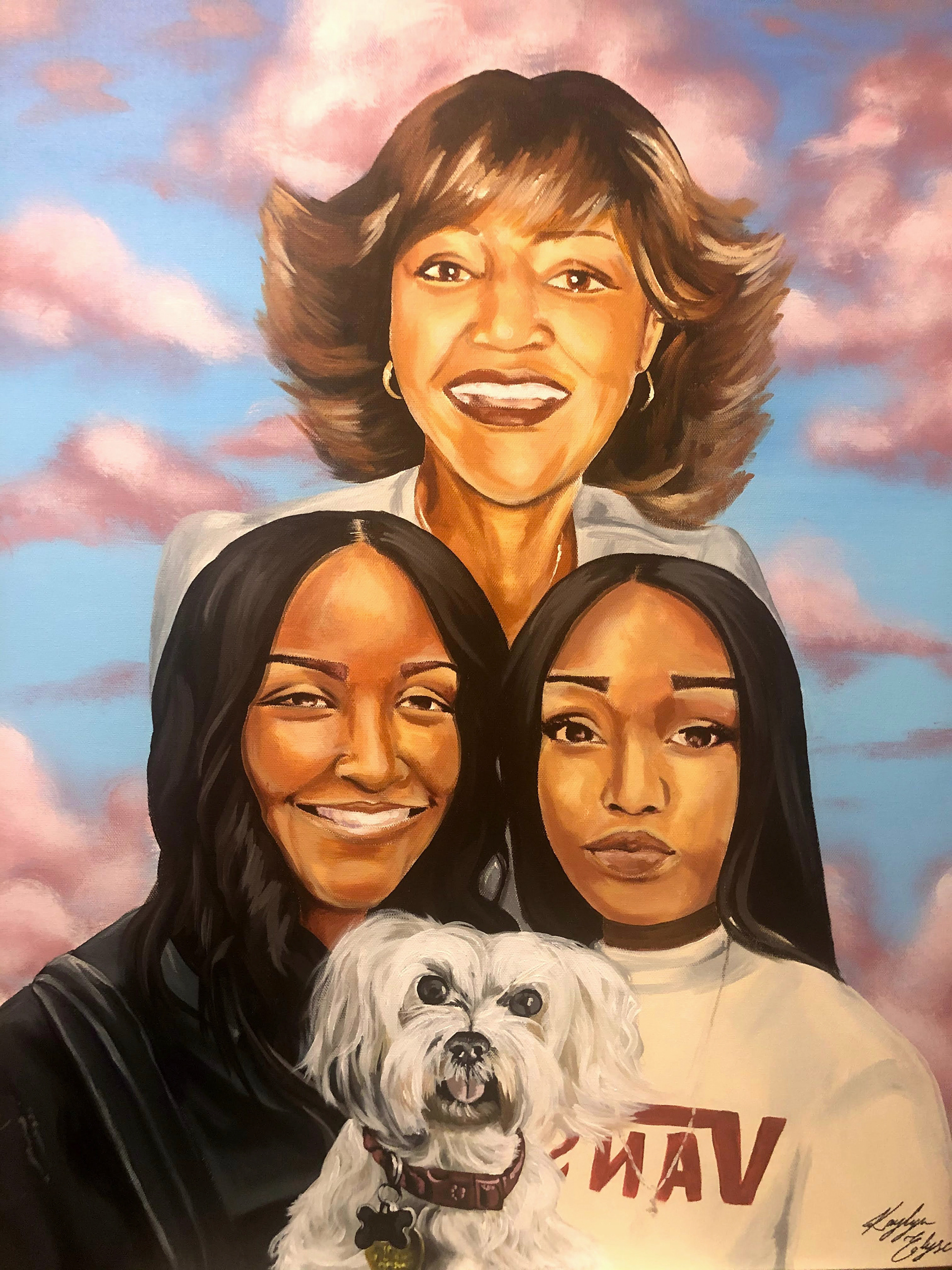 Acrylic on Canvas, 24" x 30"