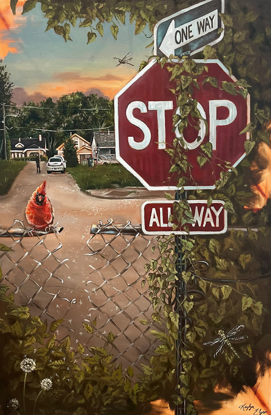 "Ways Made", oil on canvas, 24" x 36", 2024, Sold